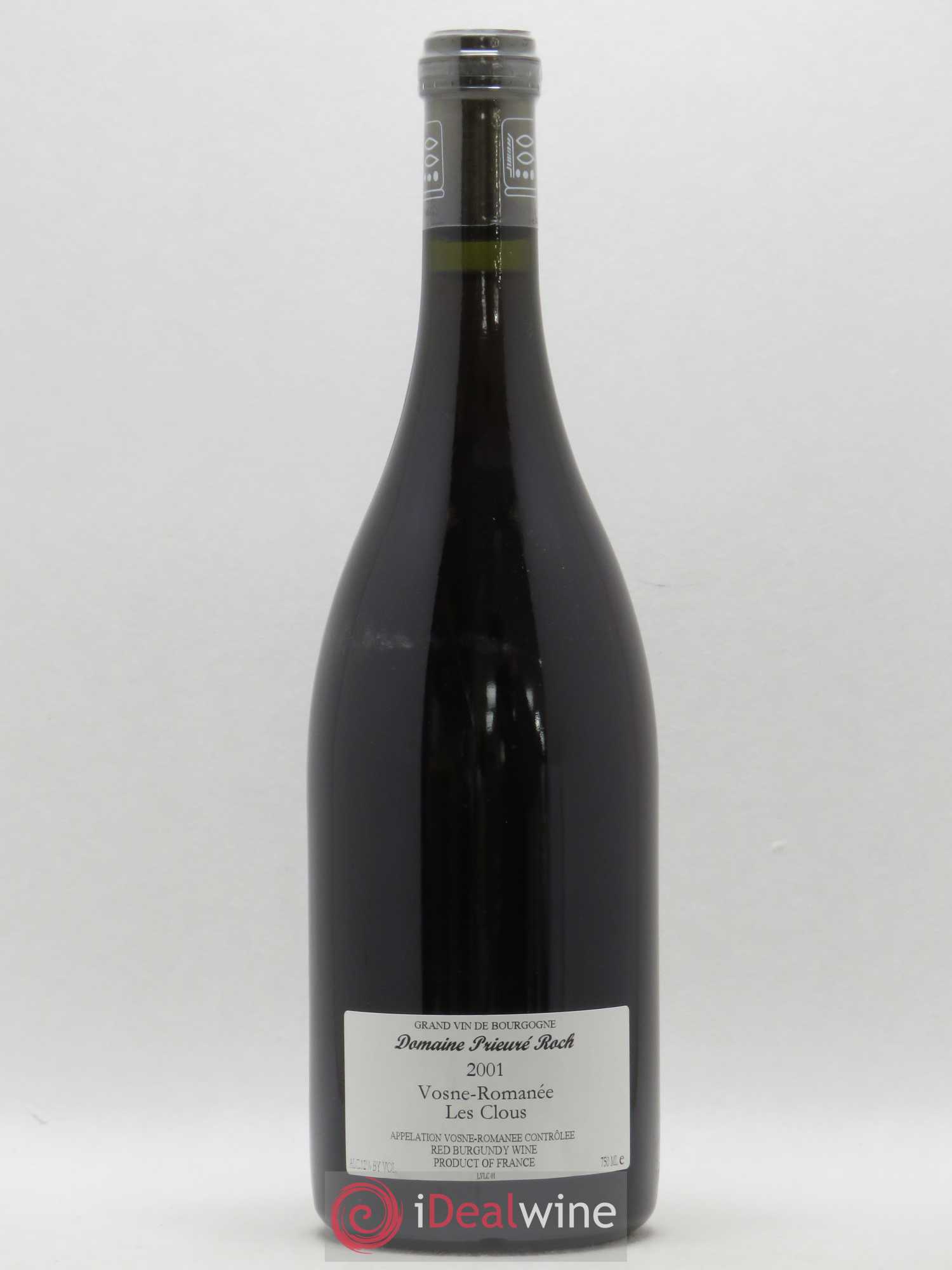 Vosne-Romanée Les Clous Prieuré Roch 2001 - Posten von 1 Flasche - 1