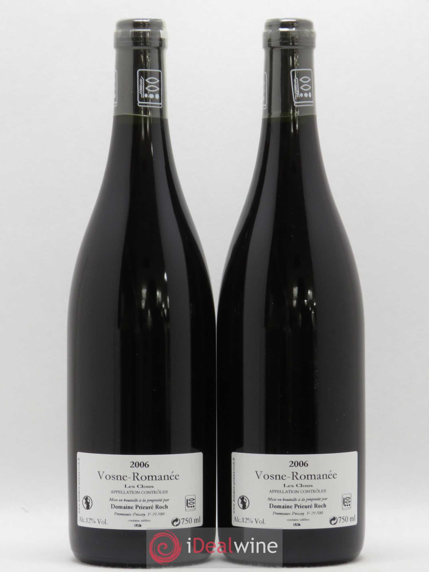 Vosne-Romanée Les Clous Prieuré Roch 2006 - Lot de 2 bouteilles - 1