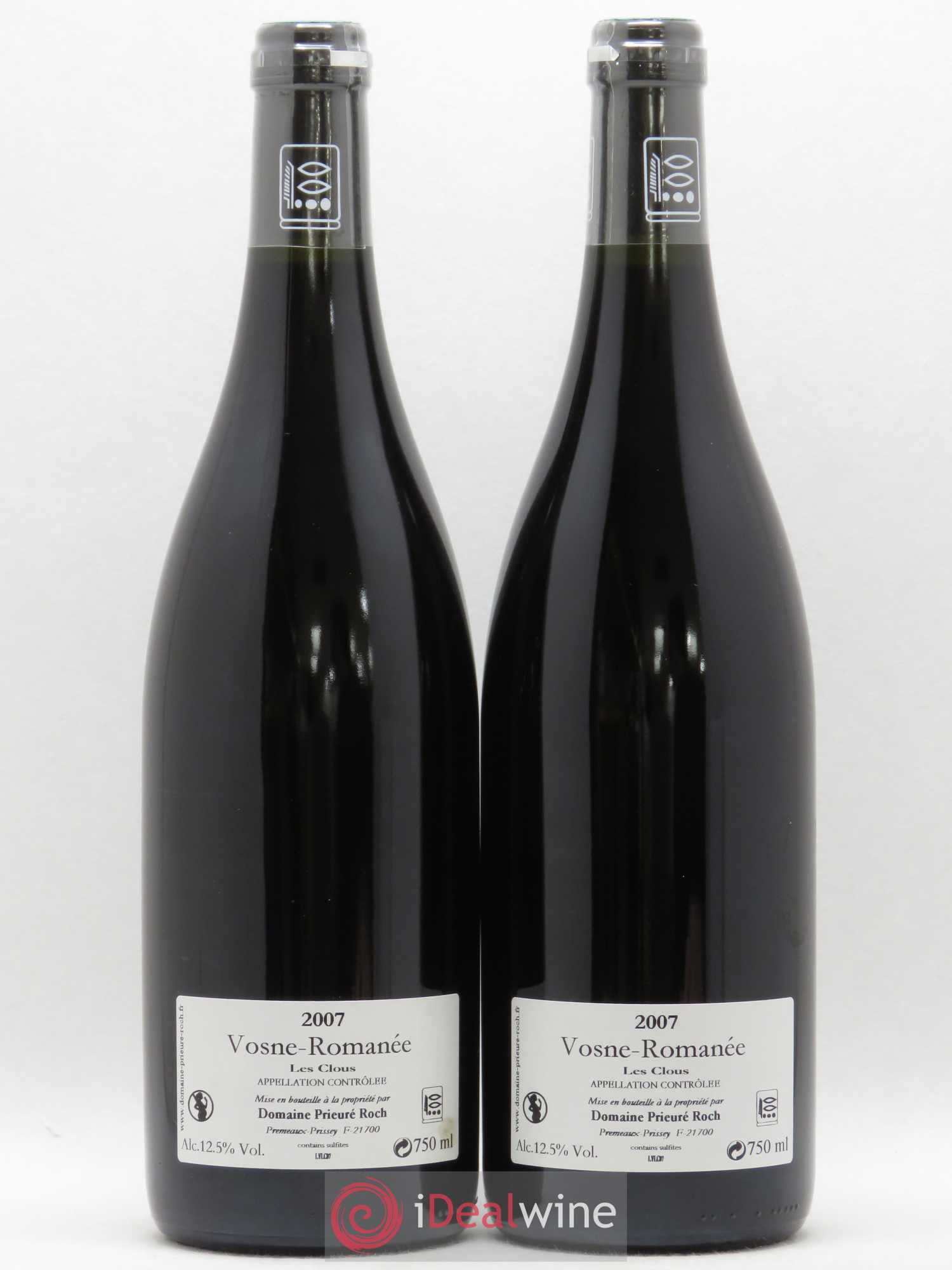 Vosne-Romanée Les Clous Prieuré Roch 2007 - Lot de 2 bouteilles - 1
