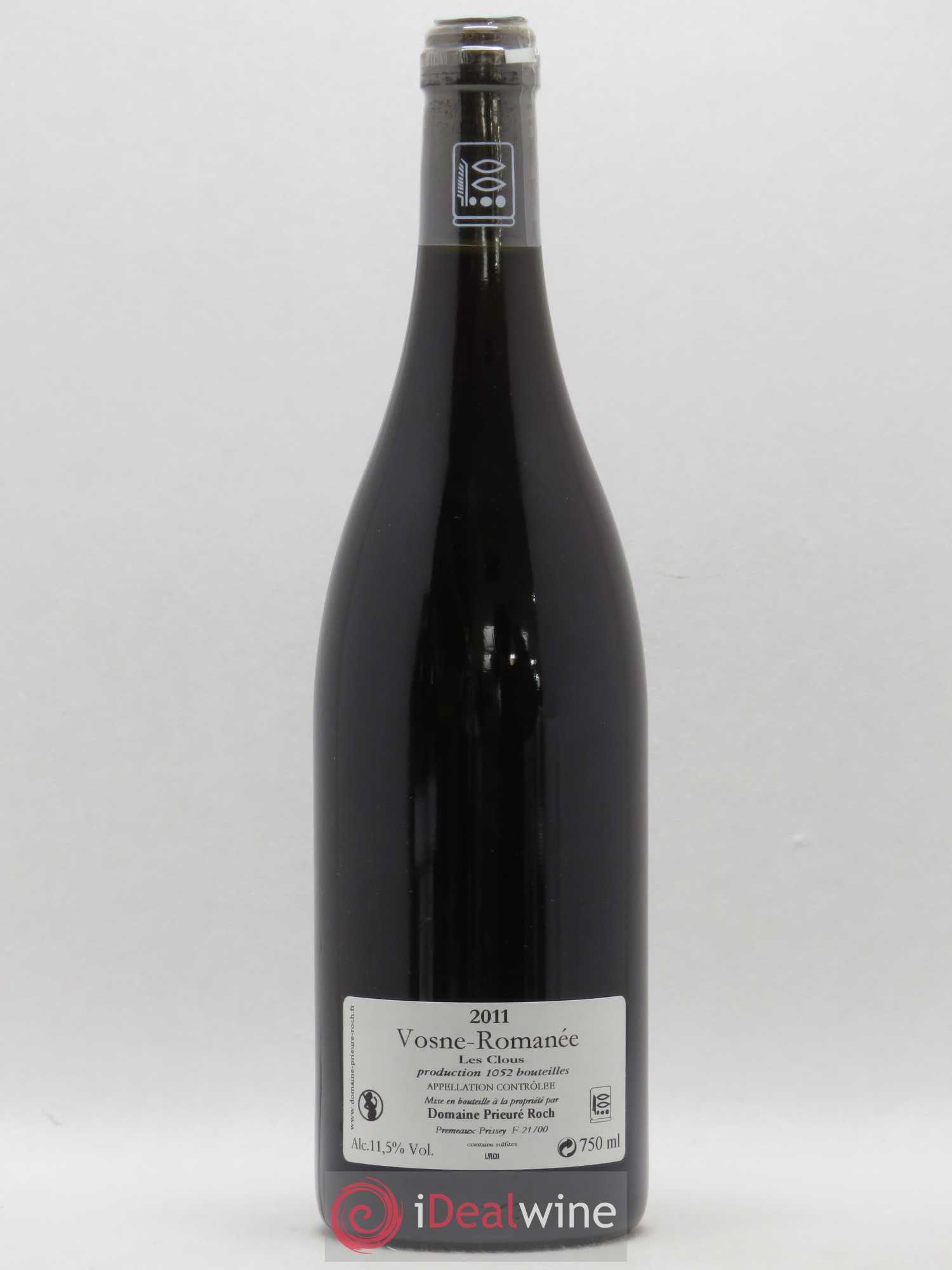 Vosne-Romanée Les Clous Prieuré Roch 2011 - Lot de 1 bouteille - 1