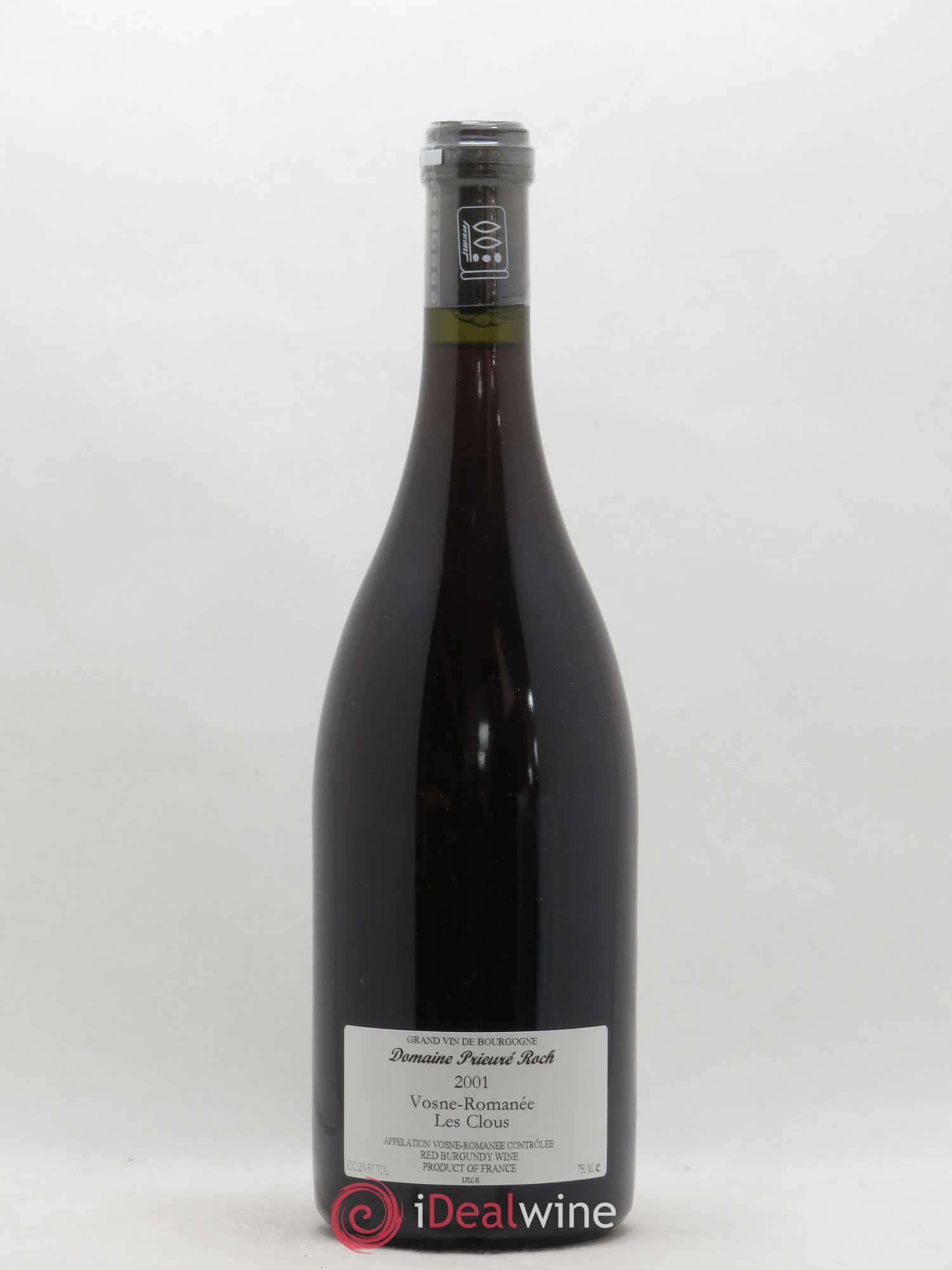 Vosne-Romanée Les Clous Prieuré Roch 2001 - Lot de 1 bouteille - 1
