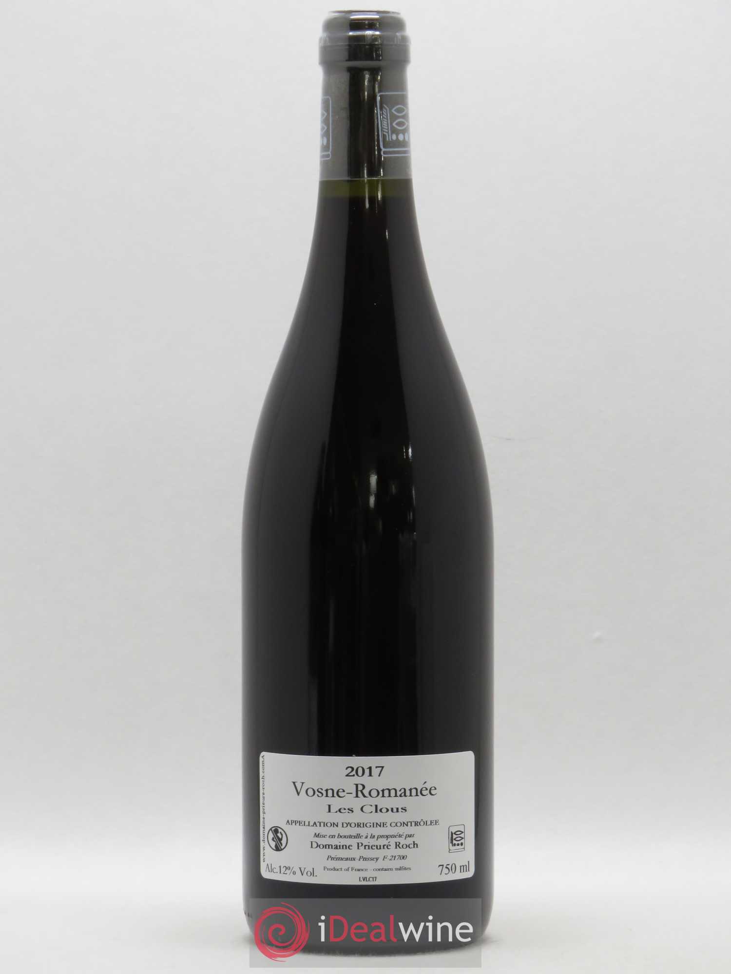 Vosne-Romanée Les Clous Prieuré Roch 2017 - Lot de 1 bouteille - 1