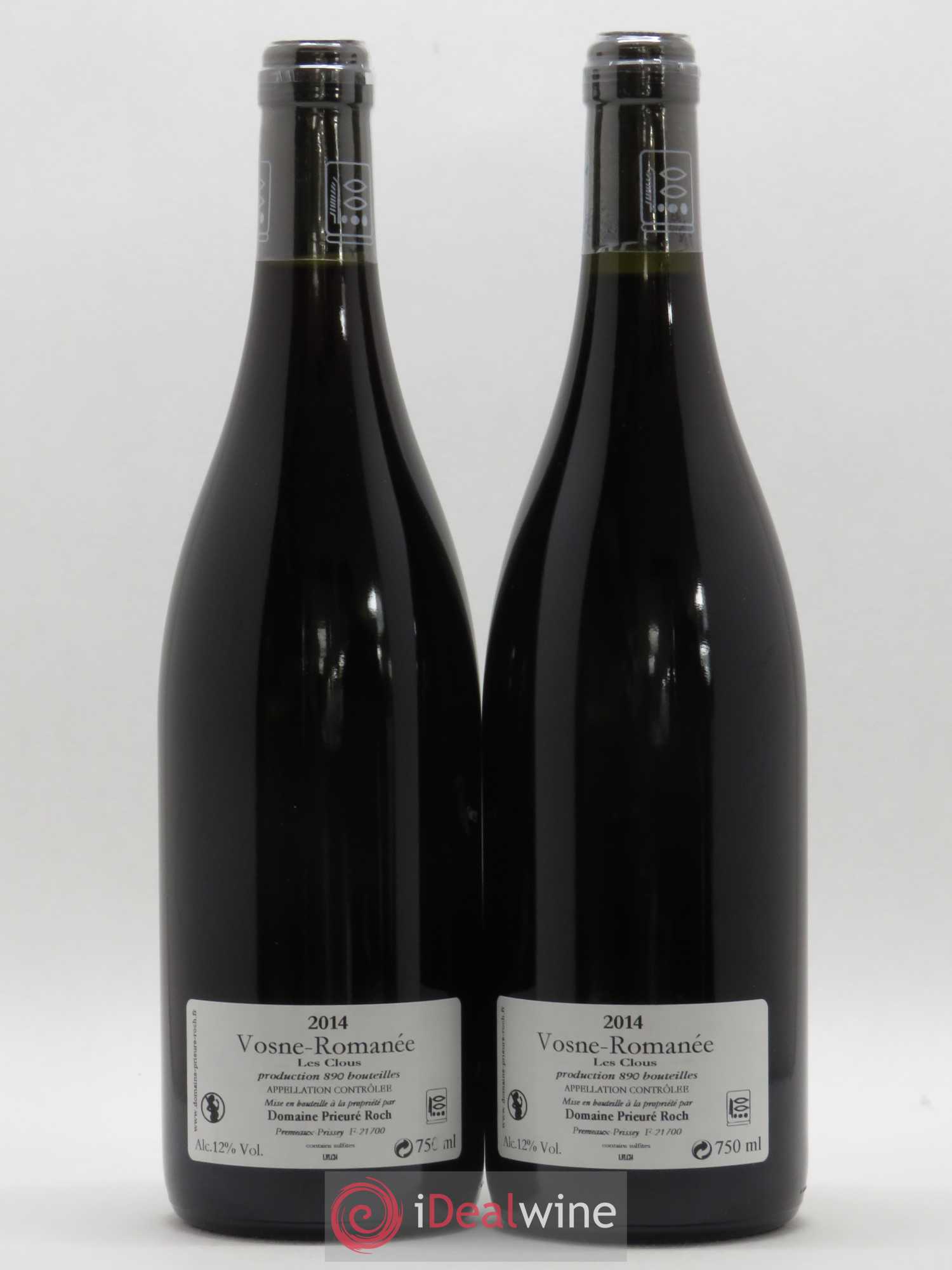 Vosne-Romanée Les Clous Prieuré Roch 2014 - Lot de 2 bouteilles - 1