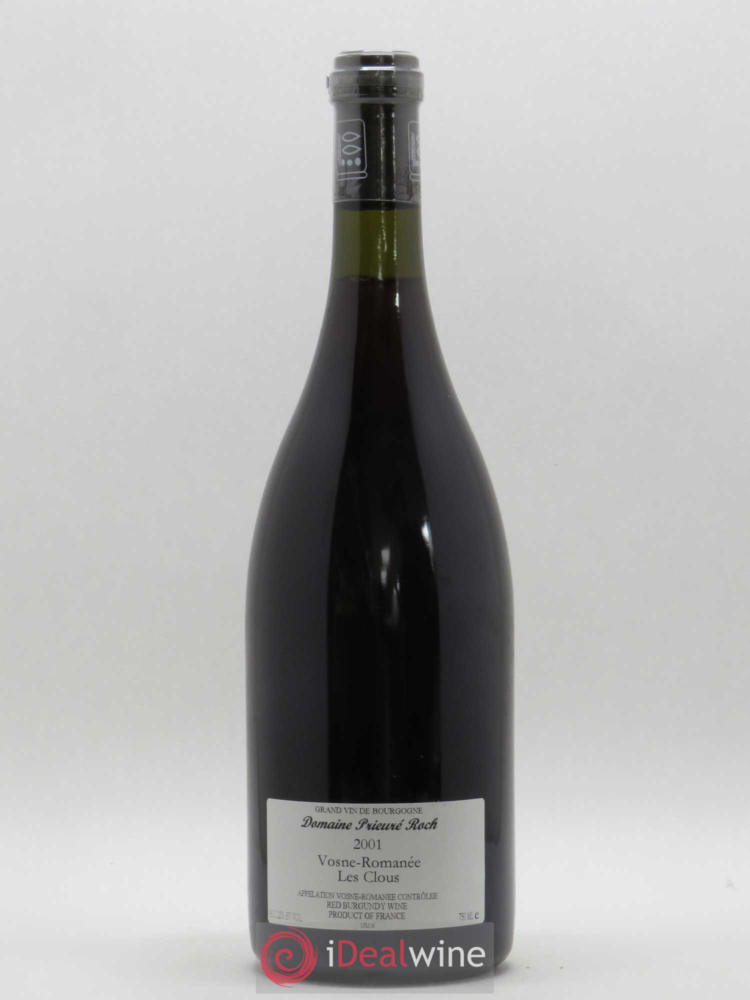 Vosne-Romanée Les Clous Prieuré Roch 2001 - Posten von 1 Flasche - 1