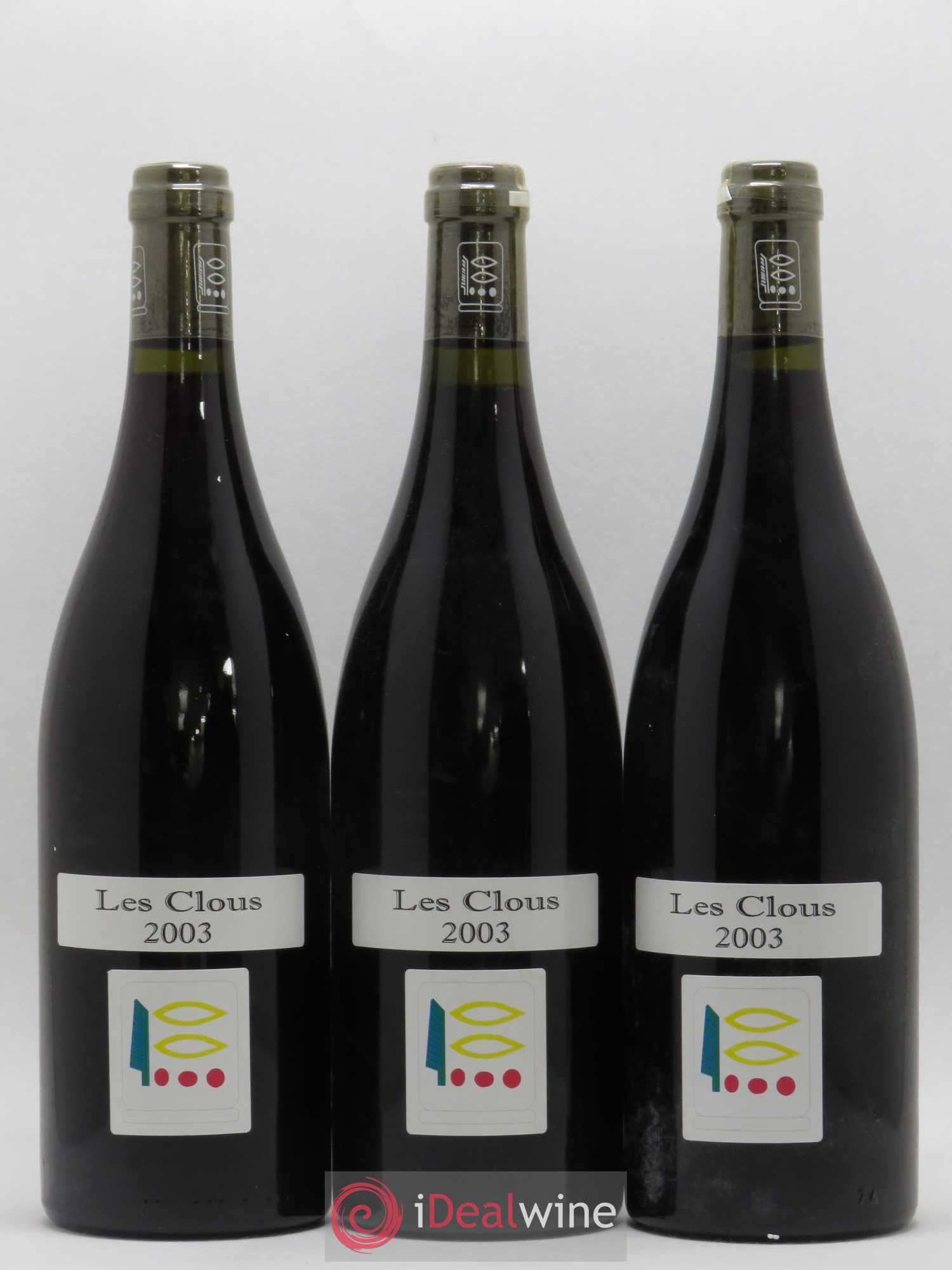Vosne-Romanée Les Clous Prieuré Roch 2003 - Lot de 3 bouteilles - 0
