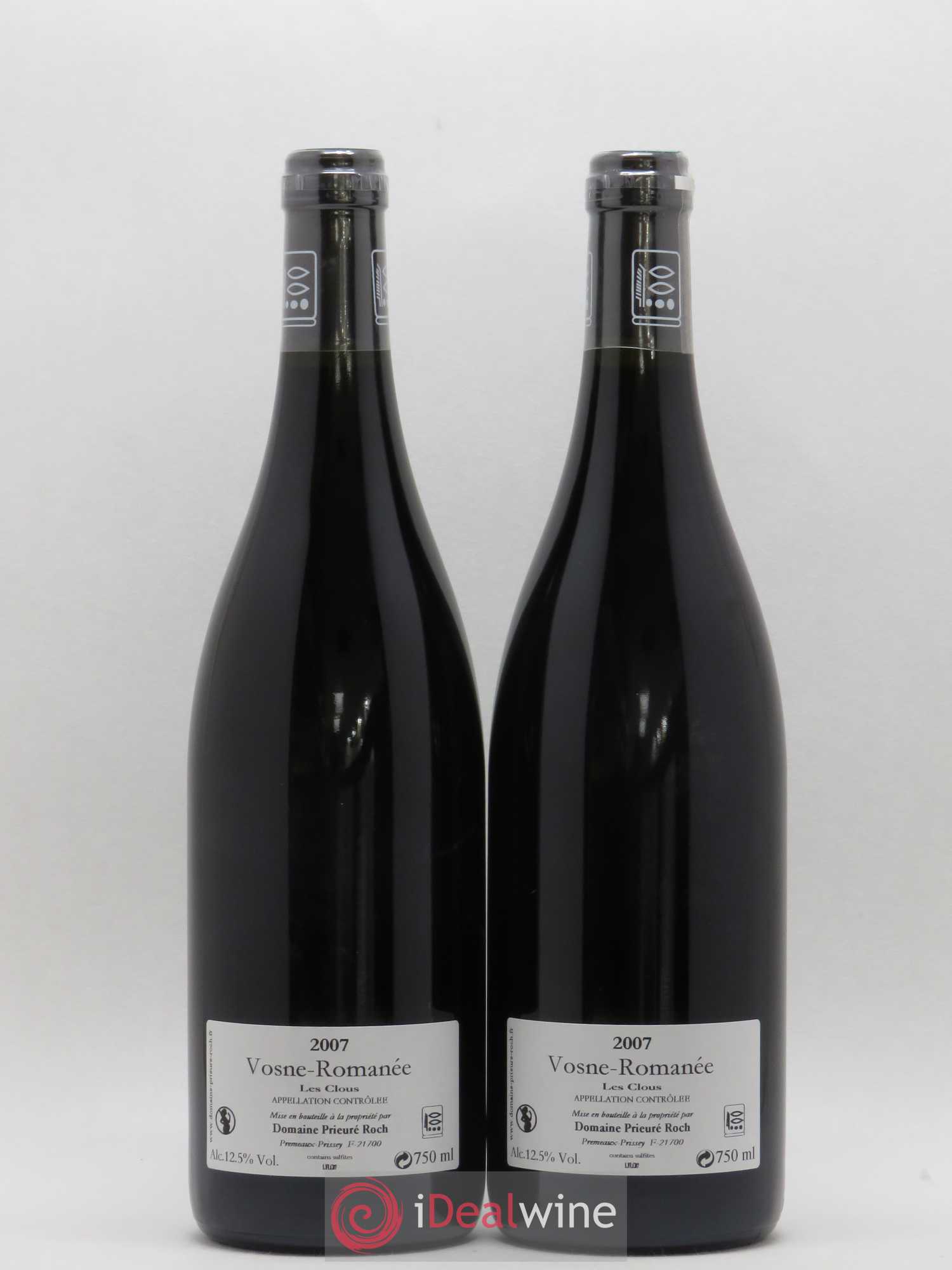 Vosne-Romanée Les Clous Prieuré Roch 2007 - Lot de 2 bouteilles - 1