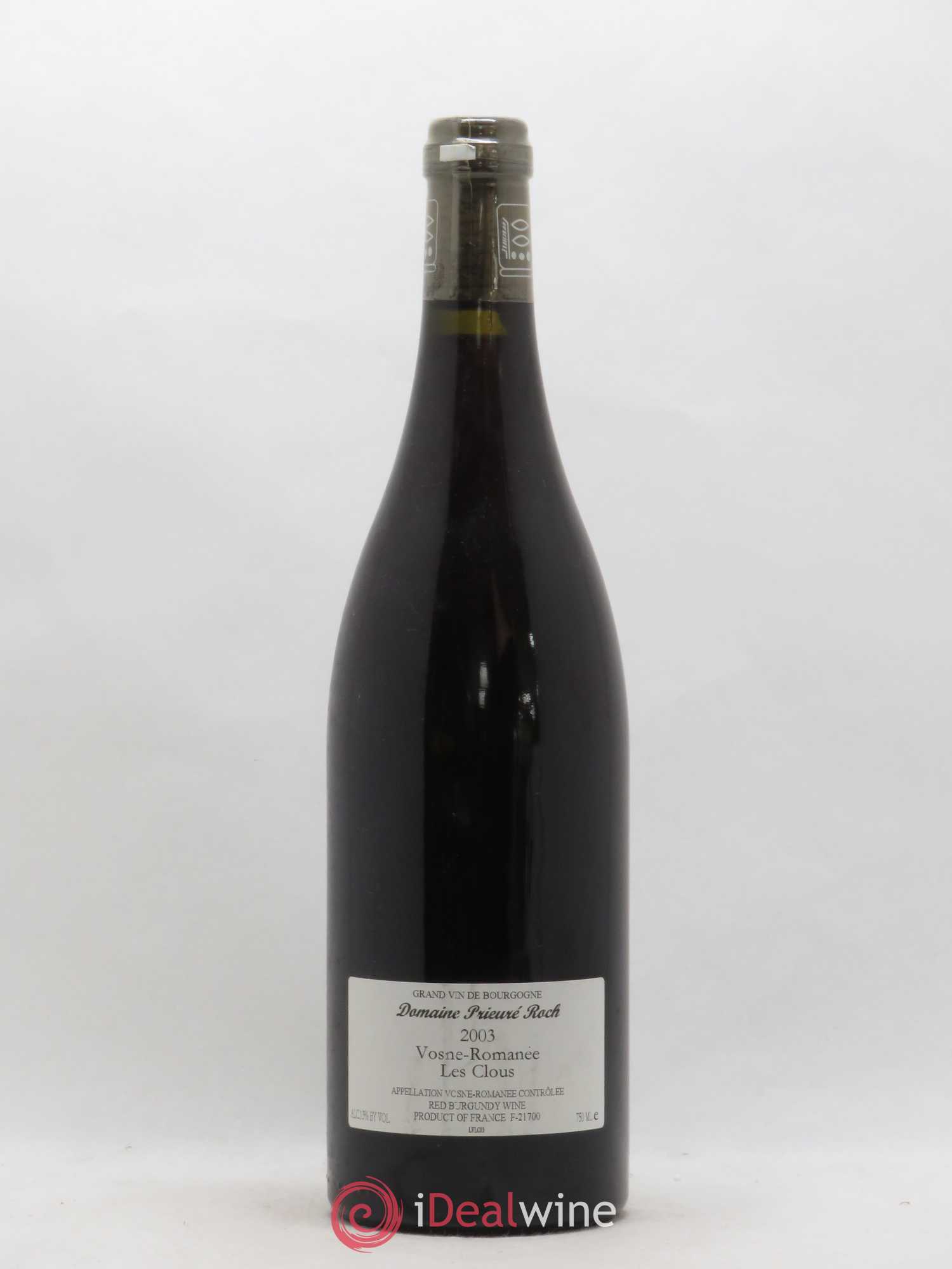 Vosne-Romanée Les Clous Prieuré Roch 2003 - Lot de 1 bouteille - 1