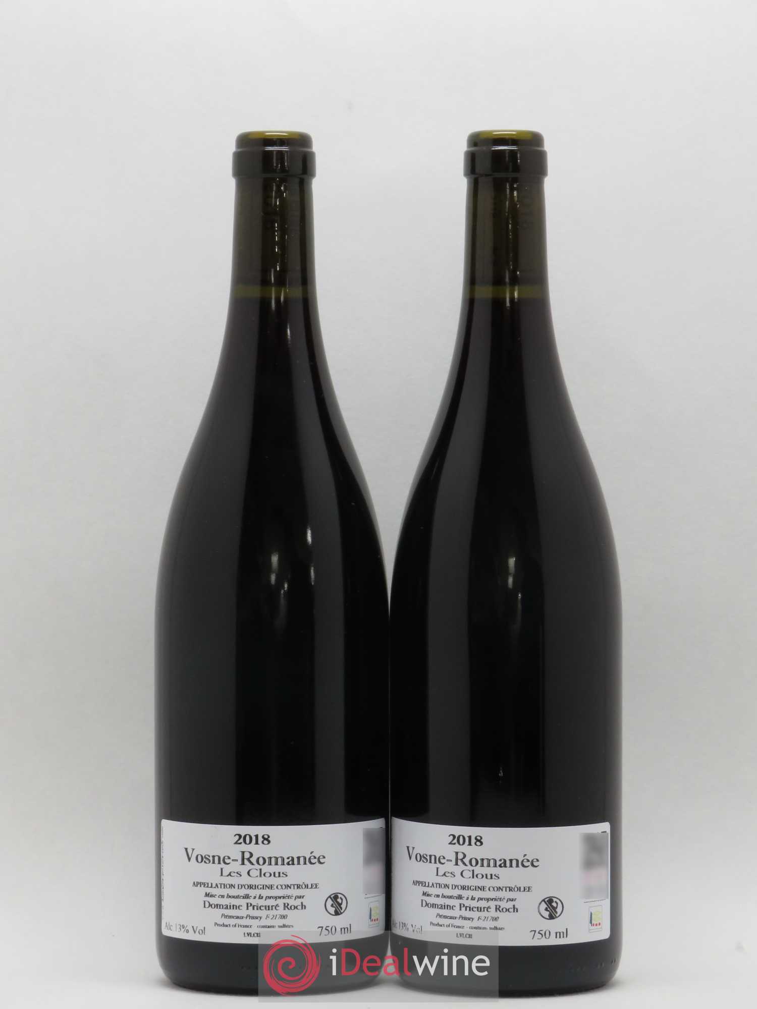 Vosne-Romanée Les Clous Prieuré Roch 2018 - Lot de 2 bouteilles - 1