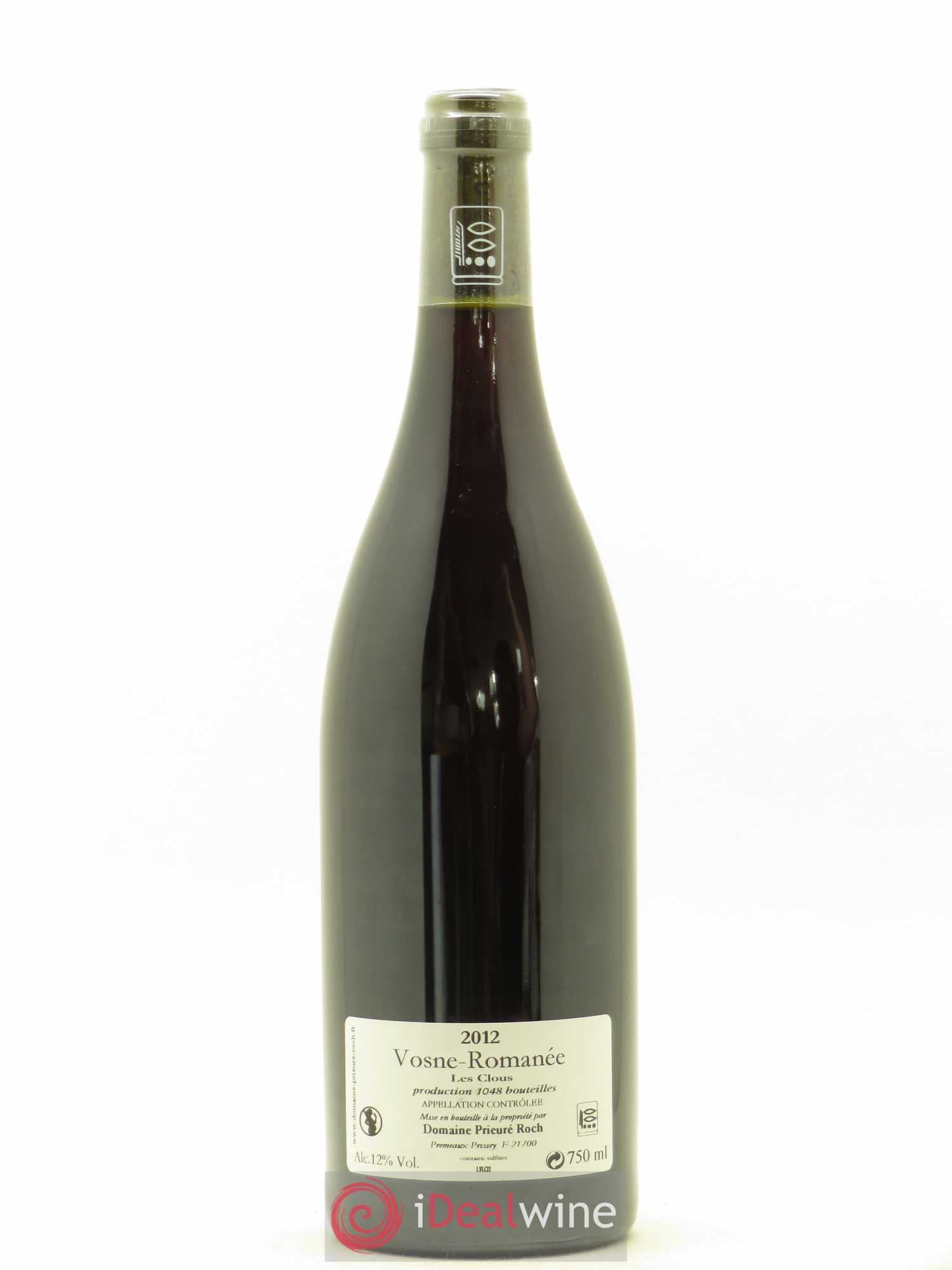 Vosne-Romanée Les Clous Prieuré Roch 2012 - Lot de 1 bouteille - 1