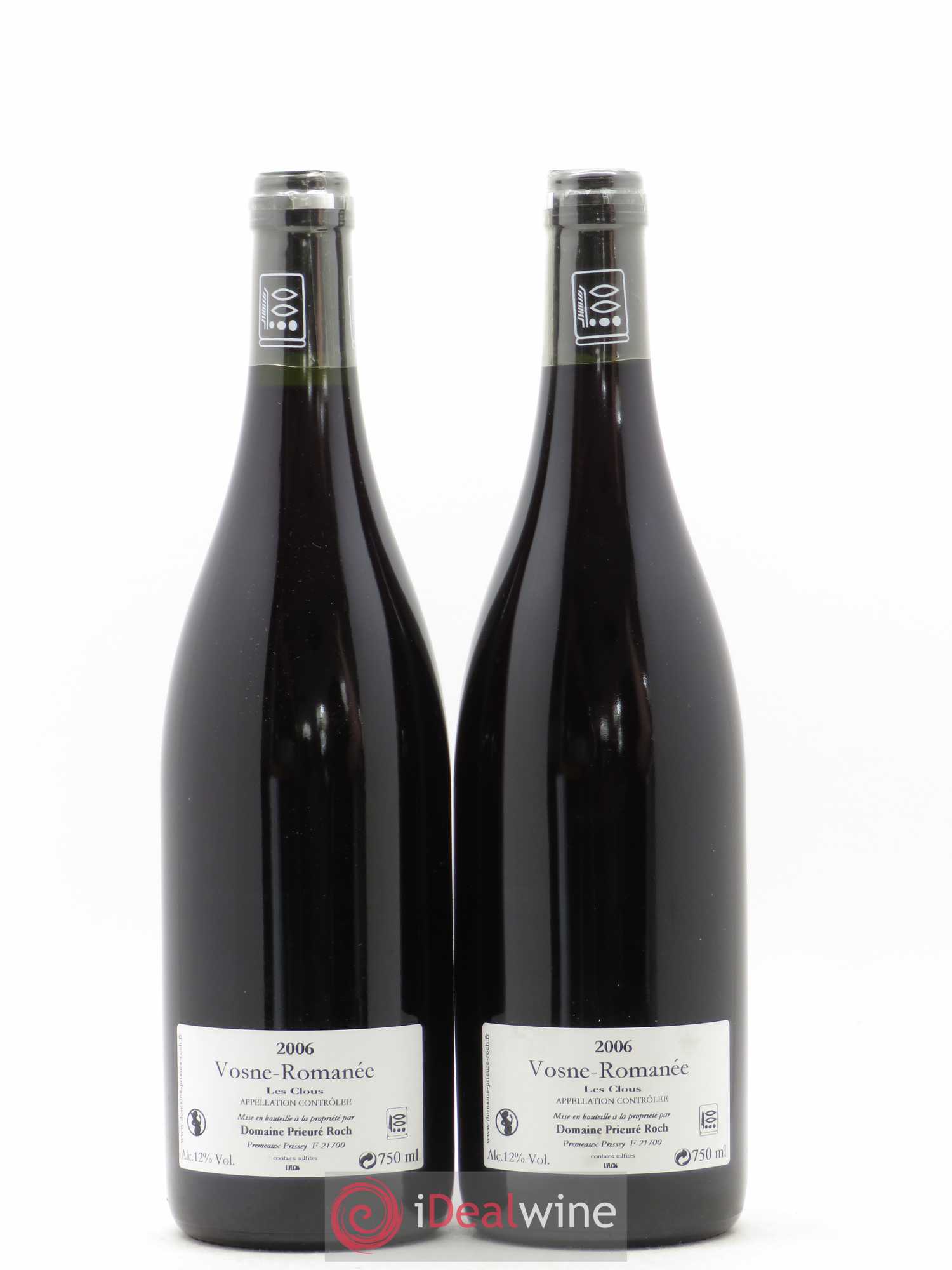 Vosne-Romanée Les Clous Prieuré Roch 2006 - Lot de 2 bouteilles - 1