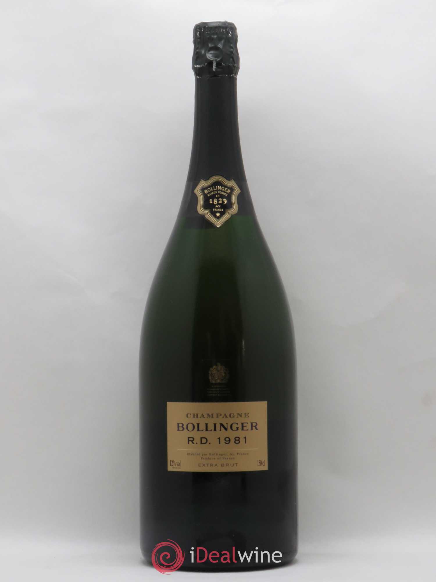 R.D. Extra-Brut Bollinger Extra Brut 1981 - Lot de 1 magnum - 0