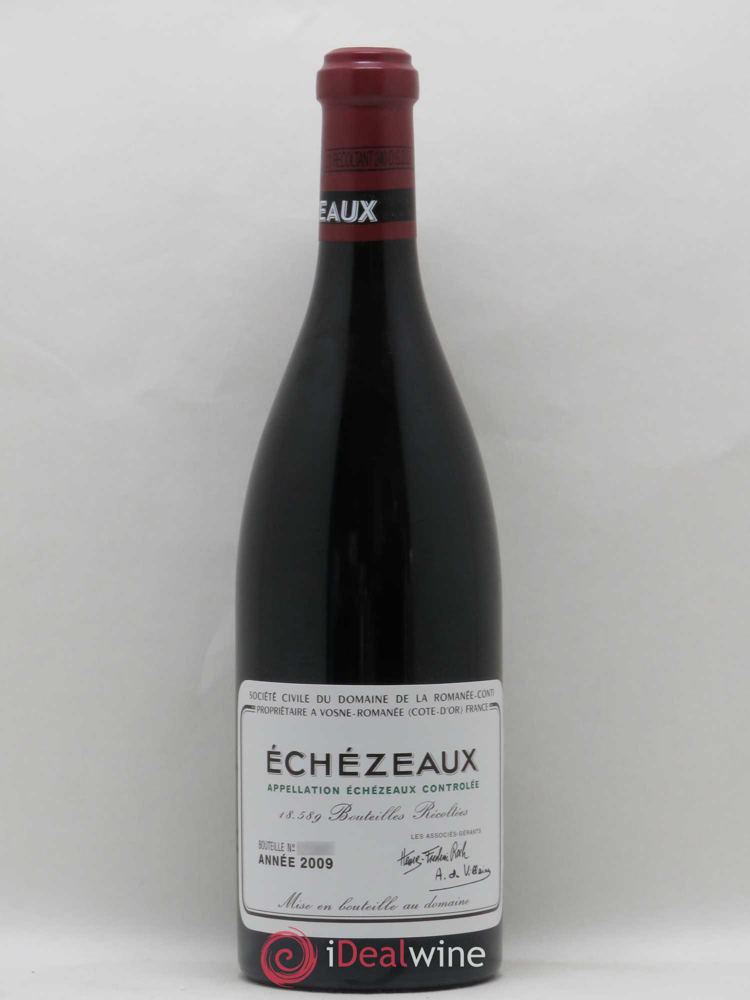 Echezeaux Grand Cru Domaine de la Romanée-Conti 2009 - Lot de 1 bouteille - 0