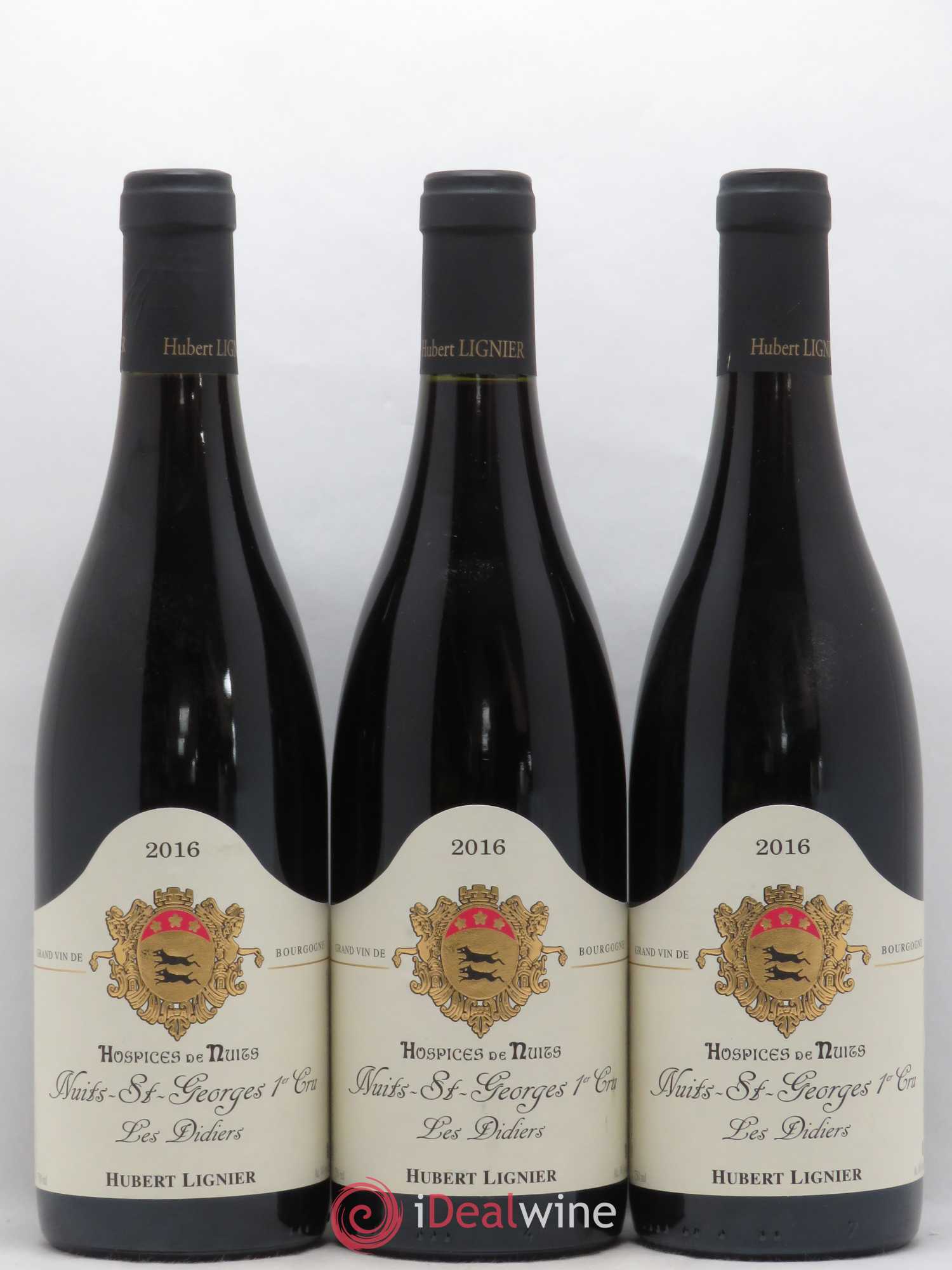 Nuits-Saint-Georges 1er Cru Les Didiers Hospices de Nuits Hubert Lignier (Domaine) 2016 - Lot de 3 bouteilles - 0