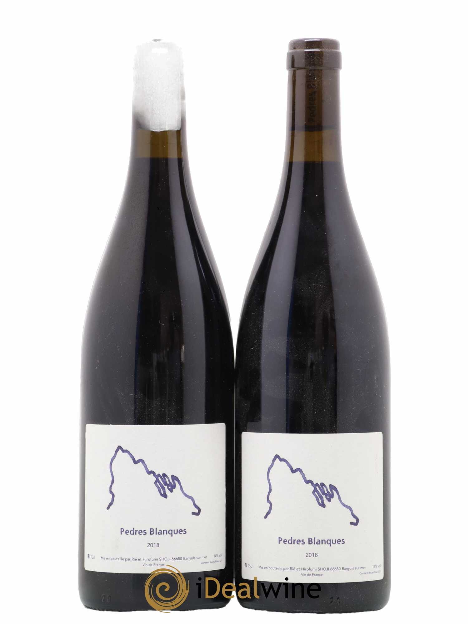 Vin de France Pedres Blanques Rié et Hirofumi Shoji 2018 - Lot de 2 bouteilles - 0
