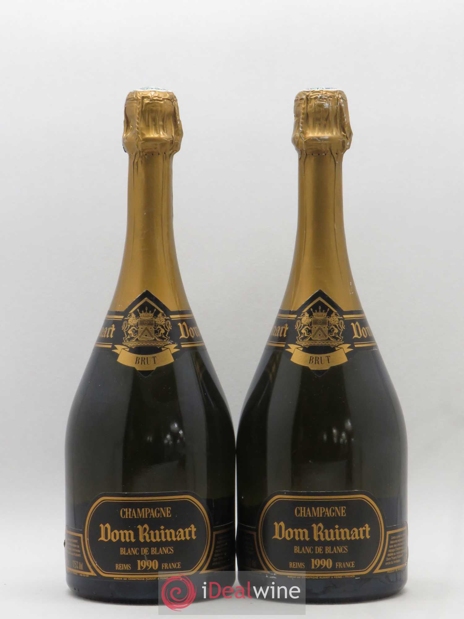Dom Ruinart Brut Ruinart 1990 - Lot de 2 bouteilles - 0