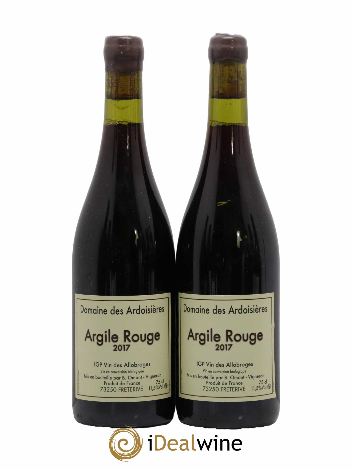 Vin des Allobroges -Saint-Pierre-de-Soucy Argile Ardoisières (Domaine des) 2017 - Lot de 2 bouteilles - 0