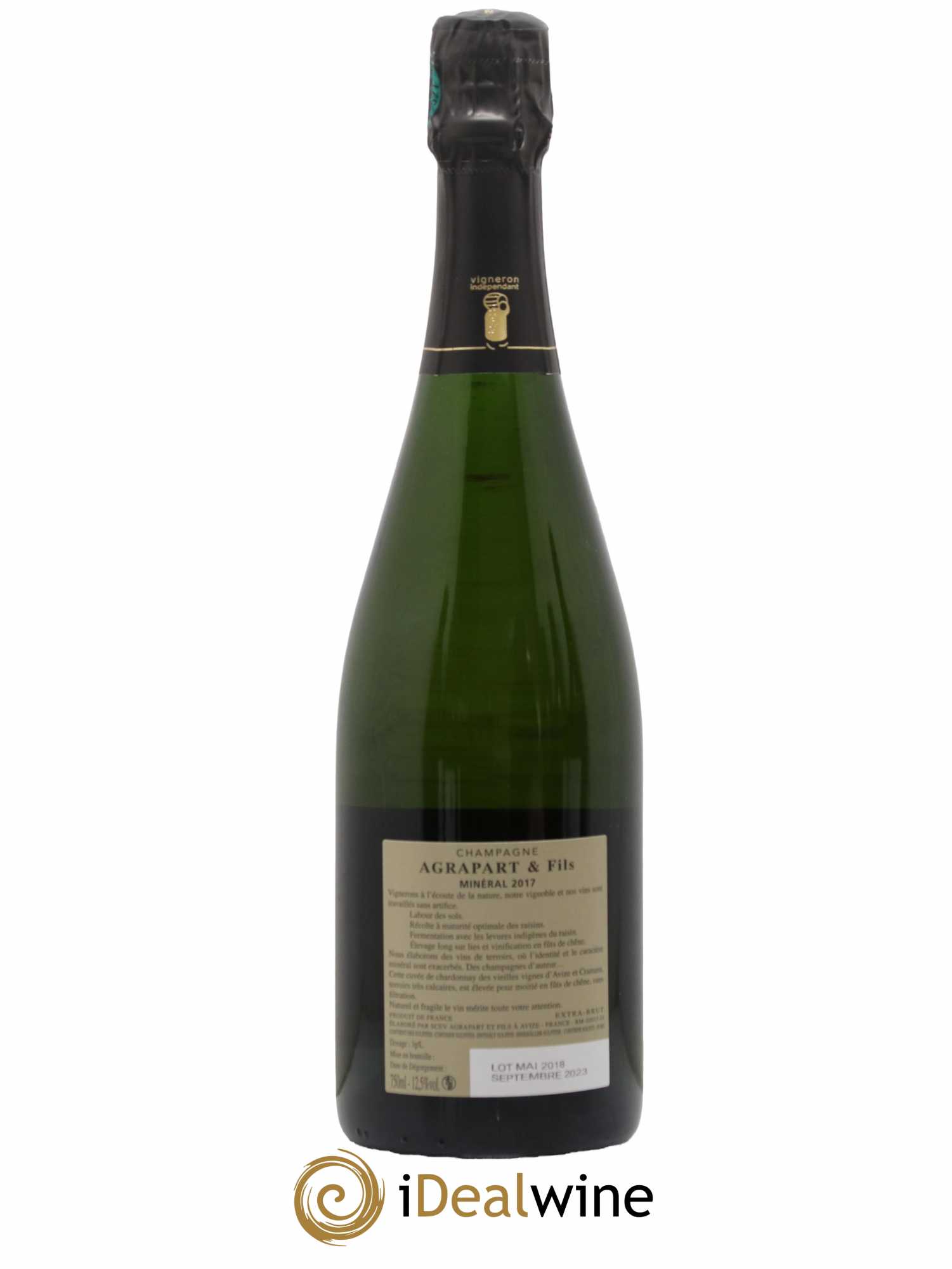 Minéral Blanc de Blancs Extra-Brut Agrapart & Fils 2017 - Lot de 1 bouteille - 1