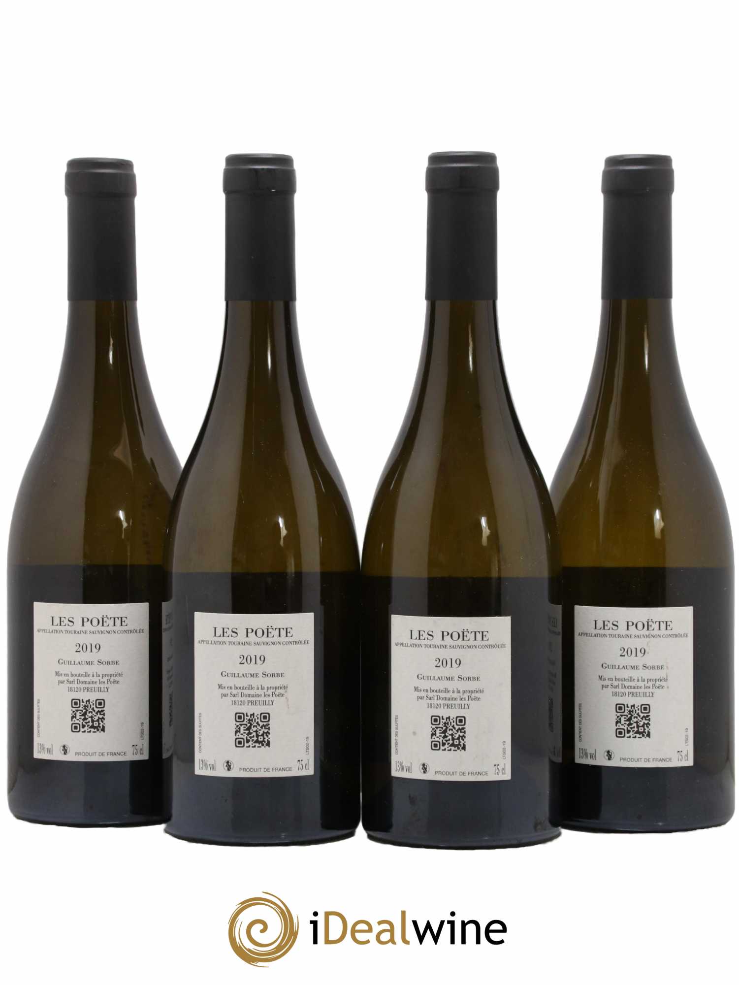 Touraine Le S Domaine Des Poete 2019 - Lot de 4 bouteilles - 1