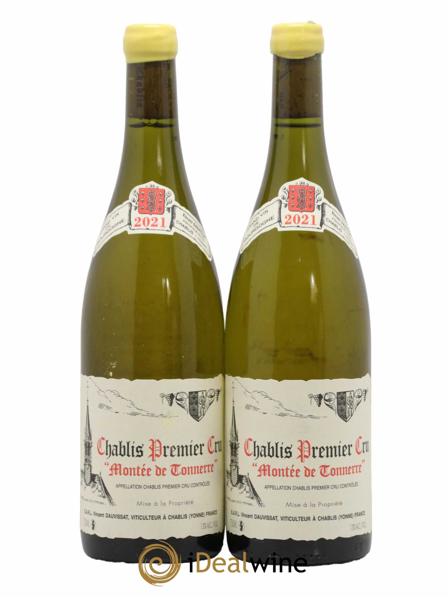 Chablis 1er Cru Montée de Tonnerre Vincent Dauvissat (Domaine) 2021 - Lot de 2 bouteilles - 0