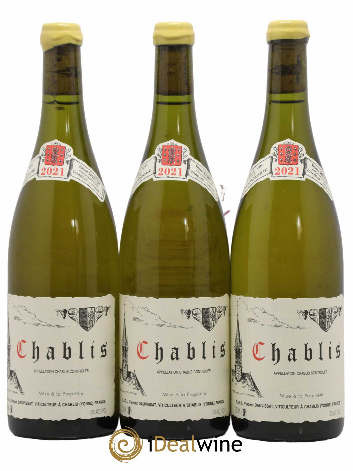 Chablis Vincent Dauvissat (Domaine) 2021 - Lot de 3 bouteilles - 0