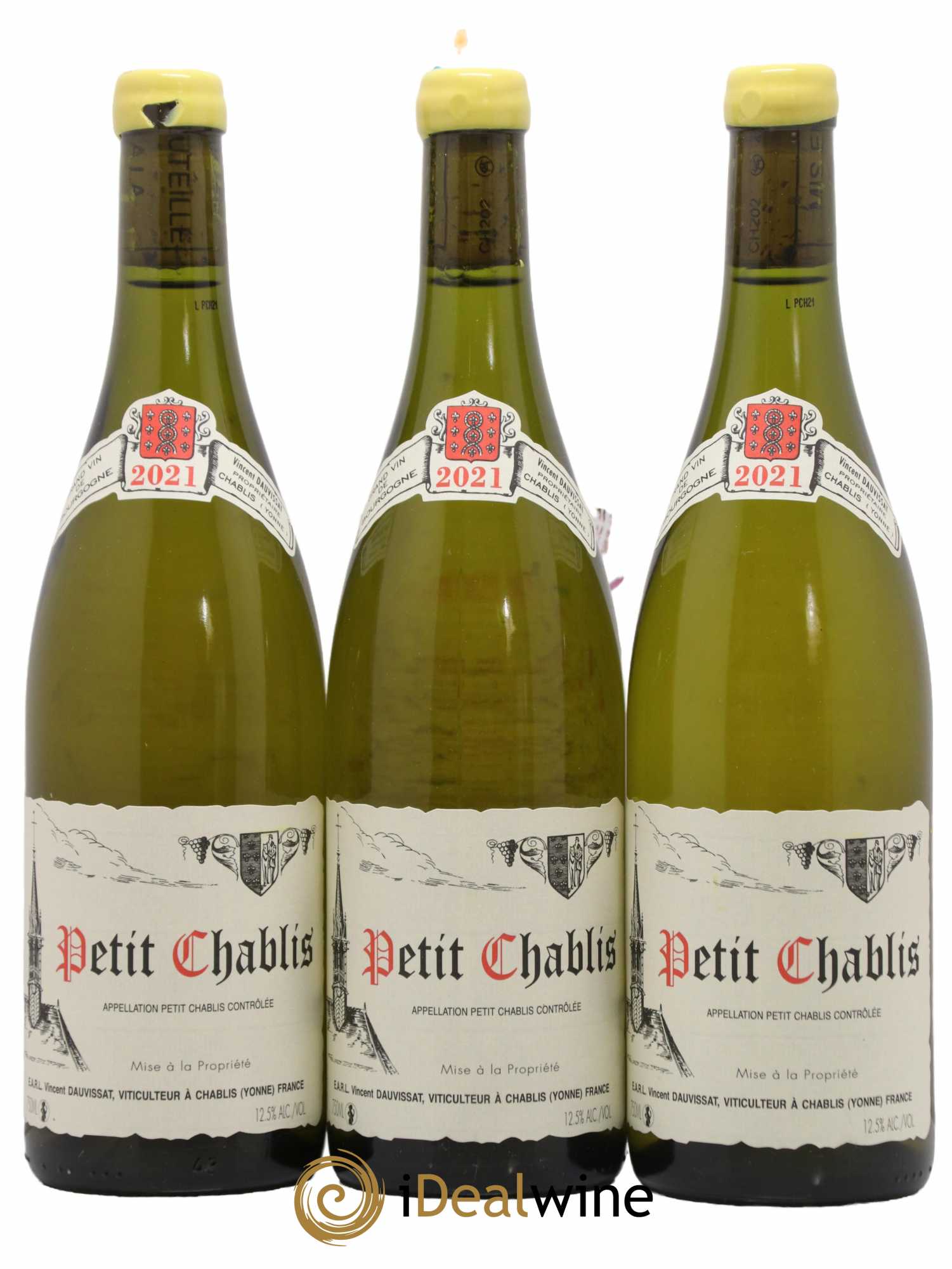 Petit Chablis Vincent Dauvissat (Domaine) 2021 - Lot de 3 bouteilles - 0