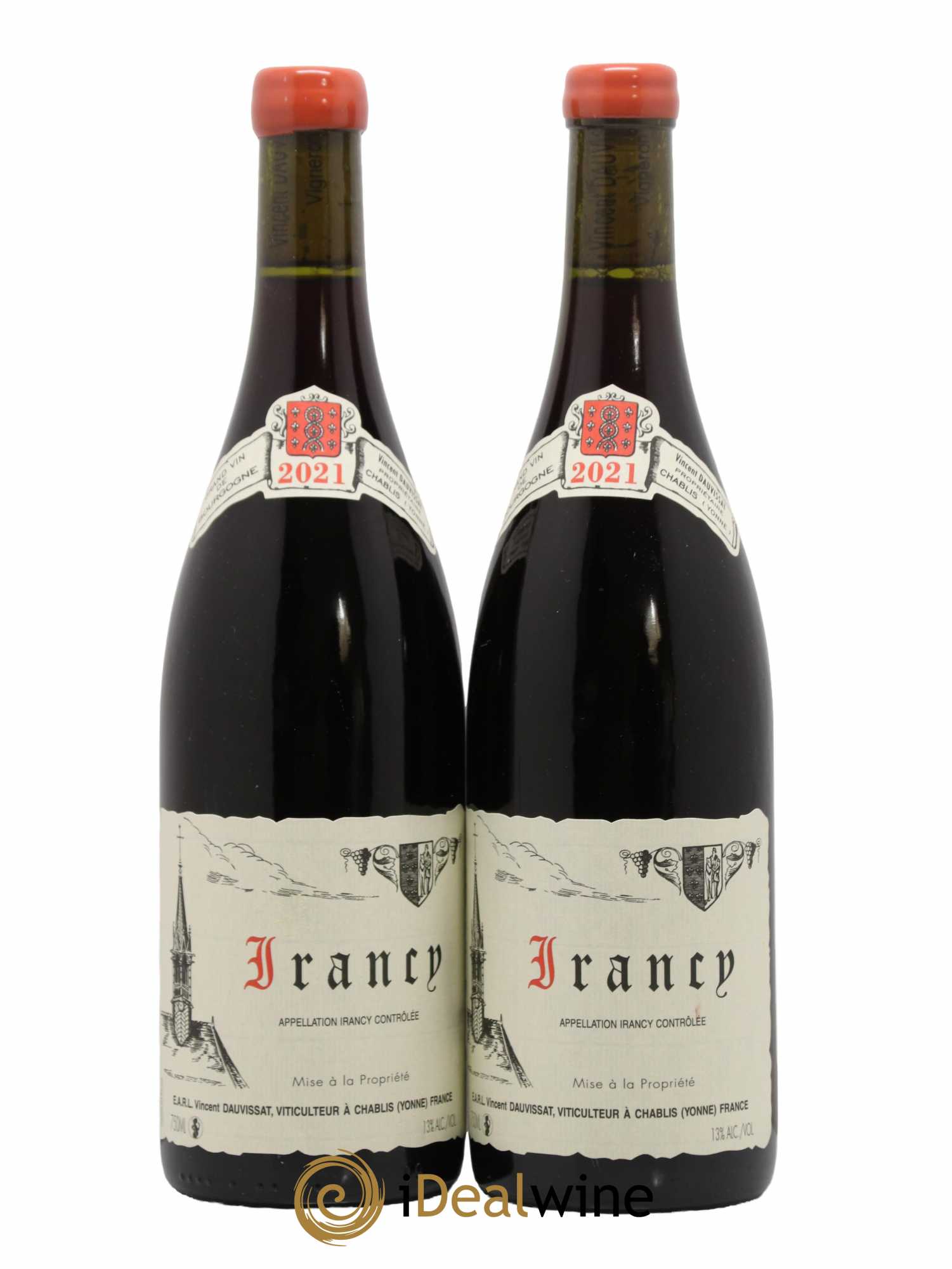 Irancy Vincent Dauvissat (Domaine) 2021 - Lot de 2 bouteilles - 0