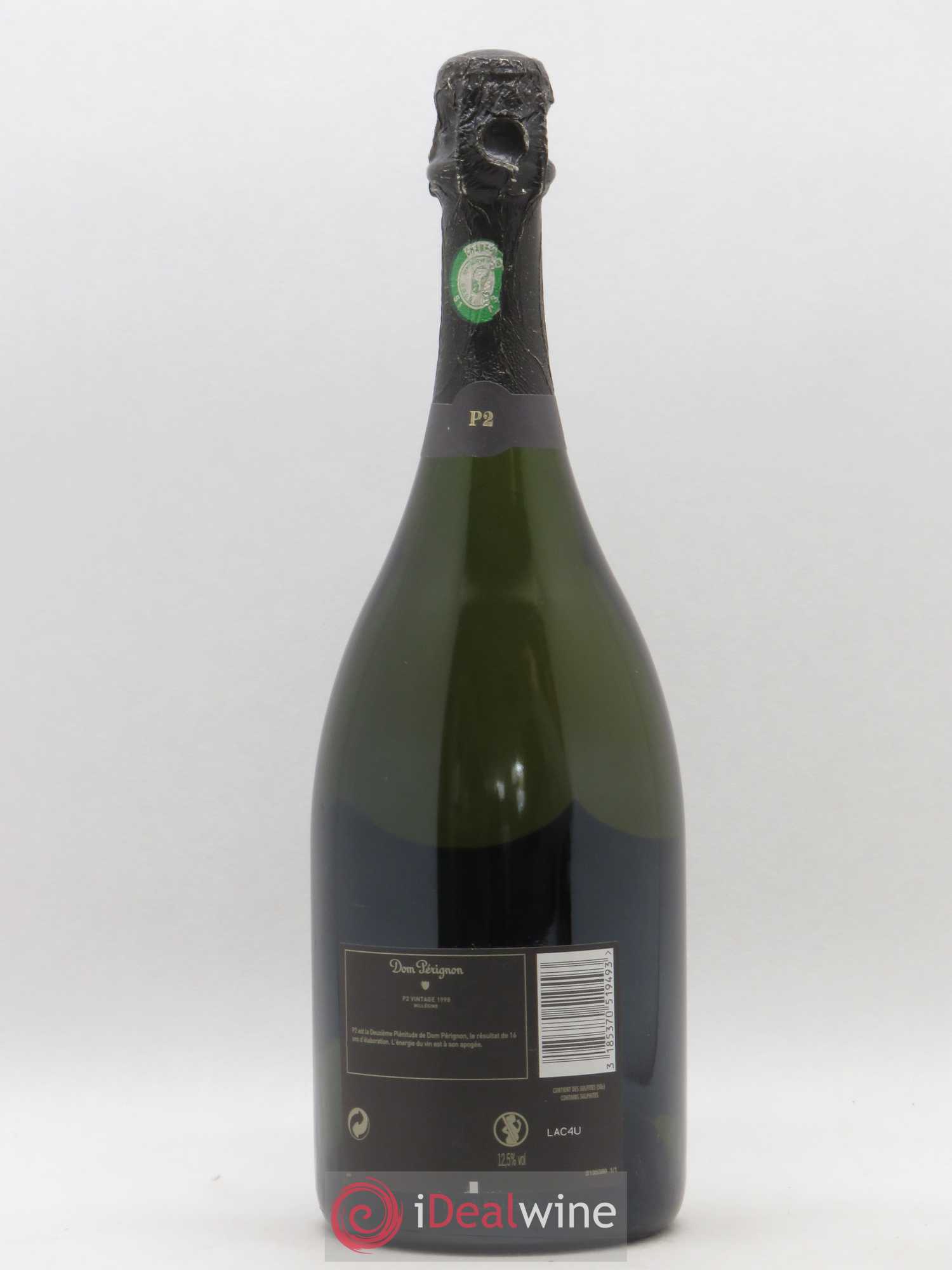 2eme Plénitude (P2) Dom Pérignon 1998 - Lot de 1 bouteille - 1