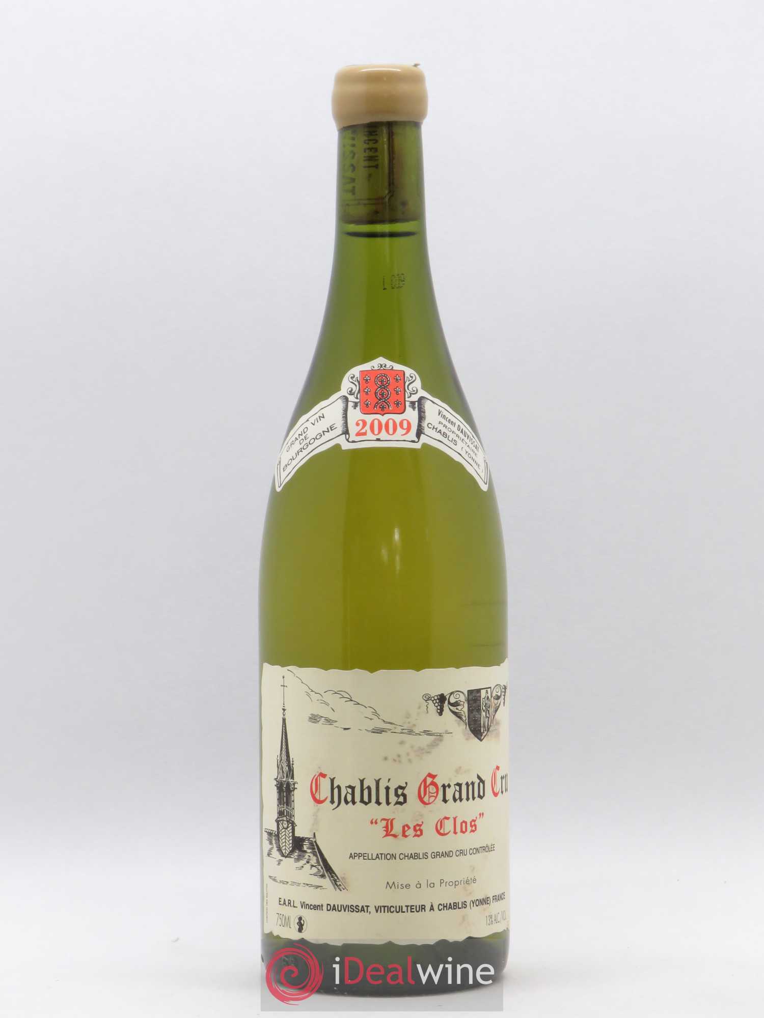 Chablis Grand Cru Les Clos Vincent Dauvissat (Domaine) 2009 - Lot de 1 bouteille - 0