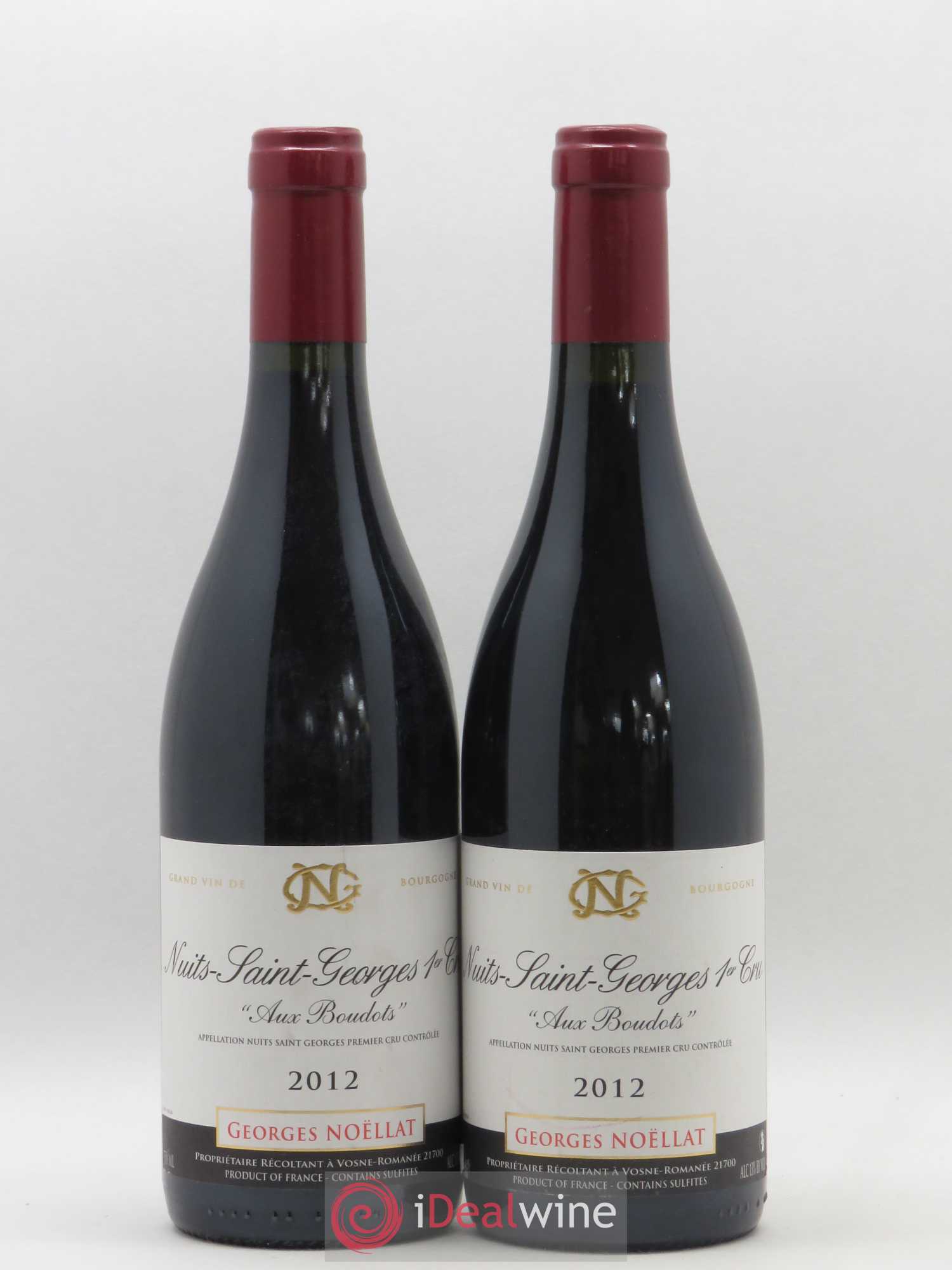 Nuits-Saint-Georges 1er Cru Aux Boudots Georges Noëllat (Domaine) 2012 - Lot de 2 bouteilles - 0