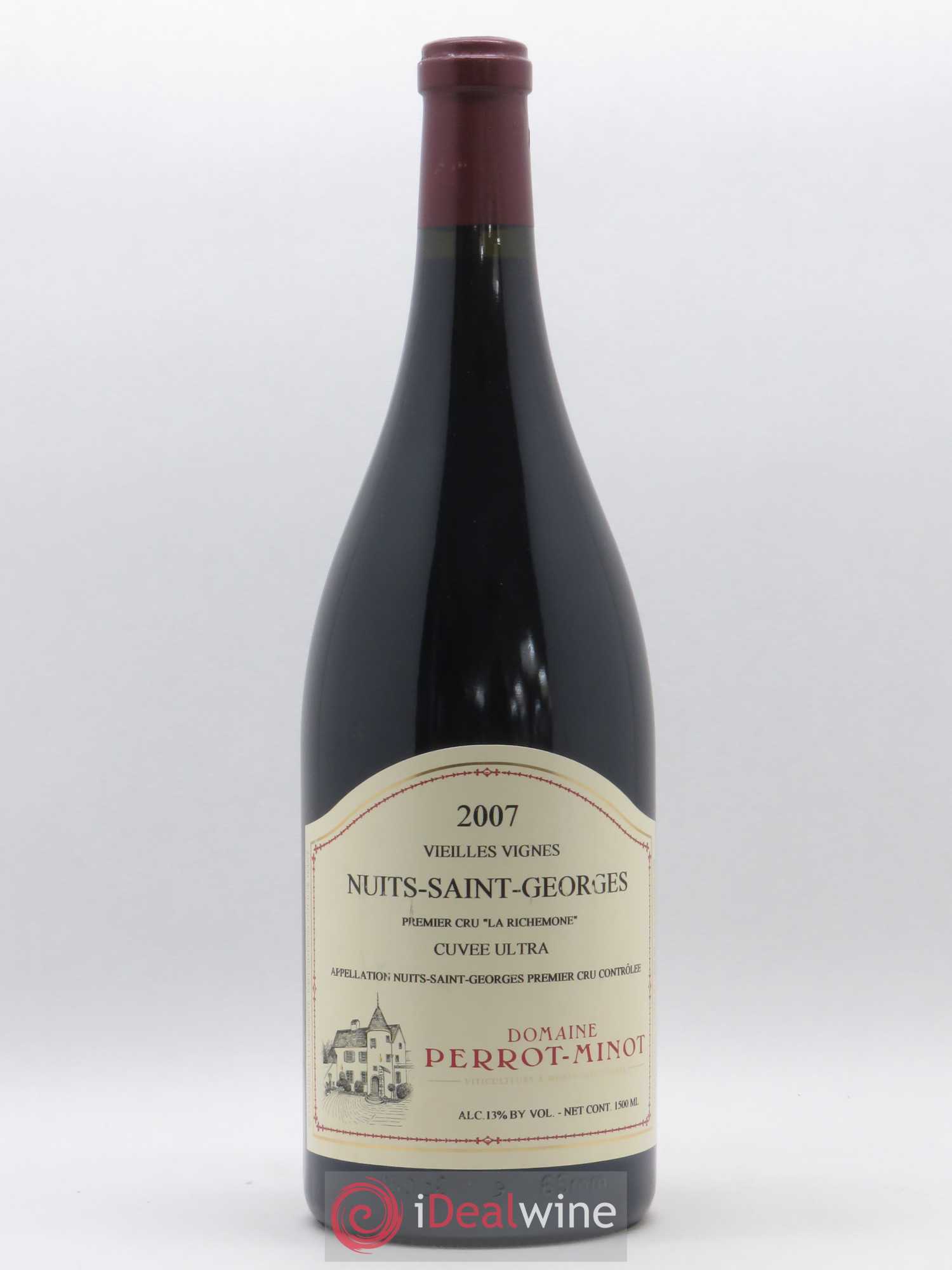 Nuits-Saint-Georges 1er Cru La Richemone Cuvée Ultra Vieilles Vignes Perrot-Minot 2007 - Lot de 1 magnum - 0