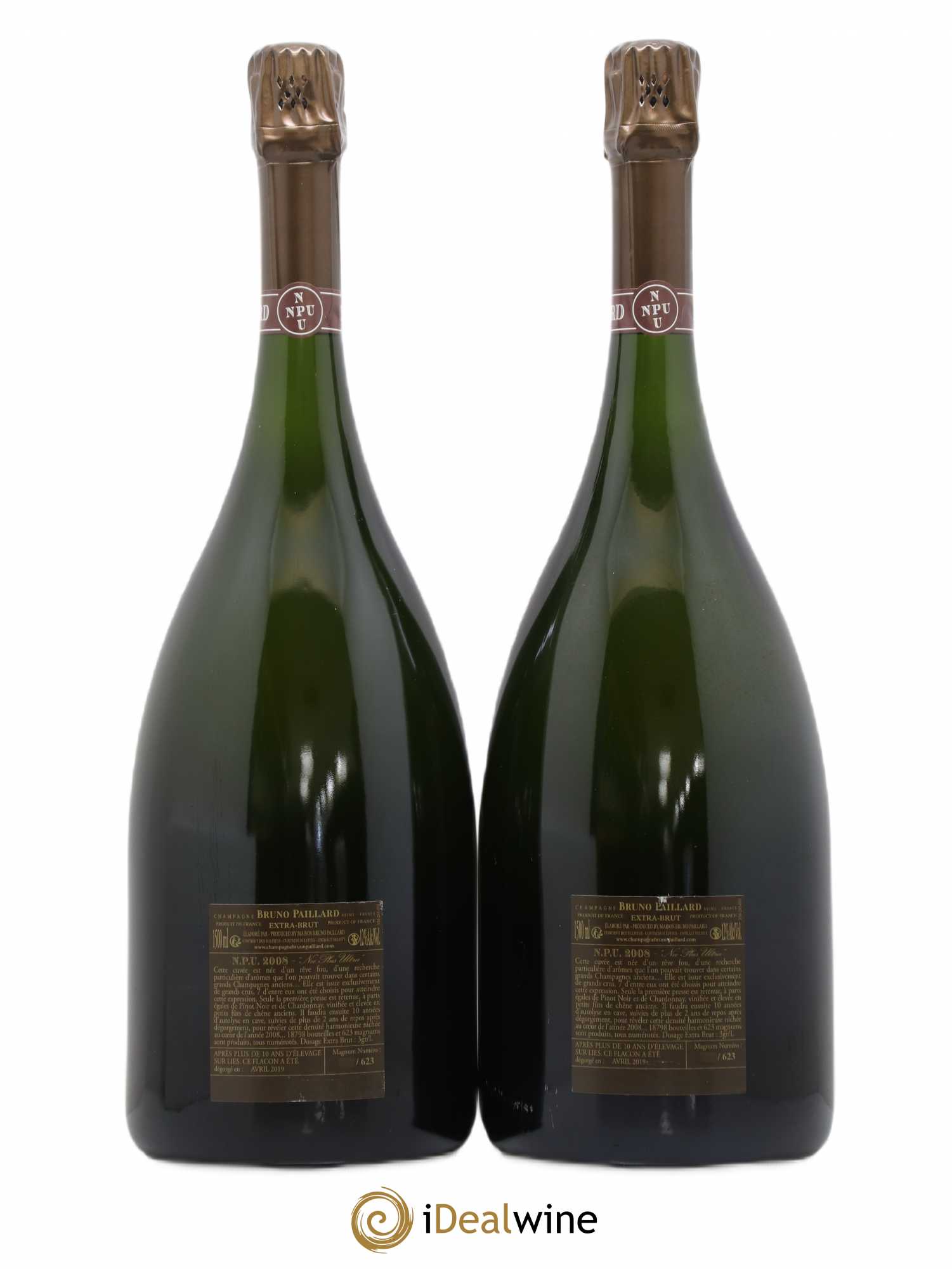 NPU Extra-Brut Bruno Paillard 2008 - Lot de 2 magnums - 1