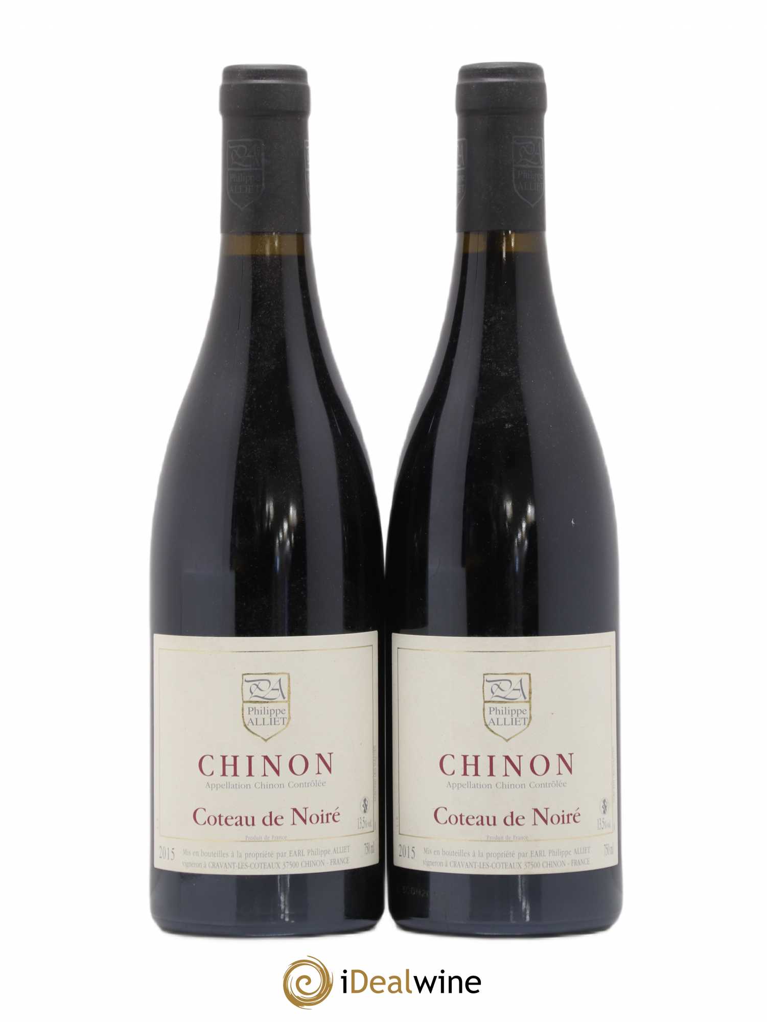 Chinon Coteau de Noiré Philippe Alliet 2015 - Lot de 2 bouteilles - 0