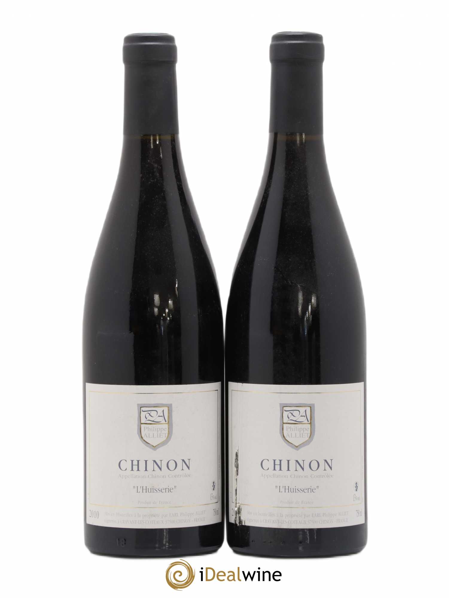 Chinon L'Huisserie Philippe Alliet 2010 - Lot de 2 bouteilles - 0