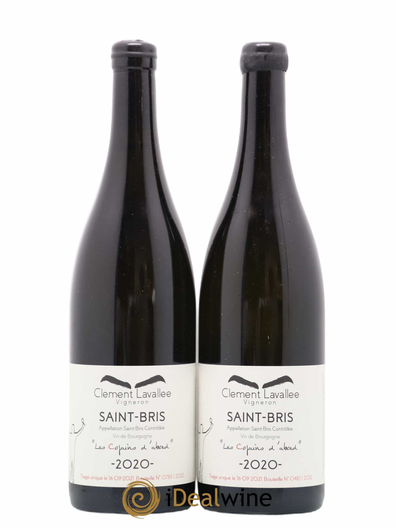Bourgogne Saint Bris Les Copains d'Abord Clement Lavallee 2020 - Posten von 2 Flaschen - 0