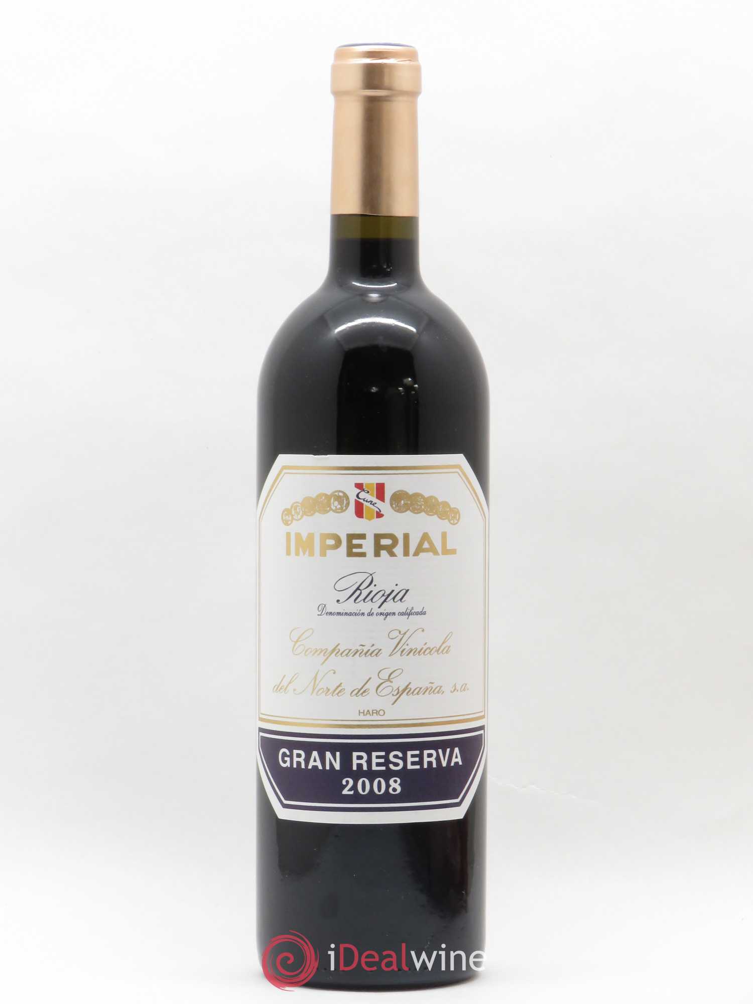 Rioja DOCG Imperial Gran Reserva Compania Vinicola del Norte de Espana 2008 - Lot de 1 bouteille - 0
