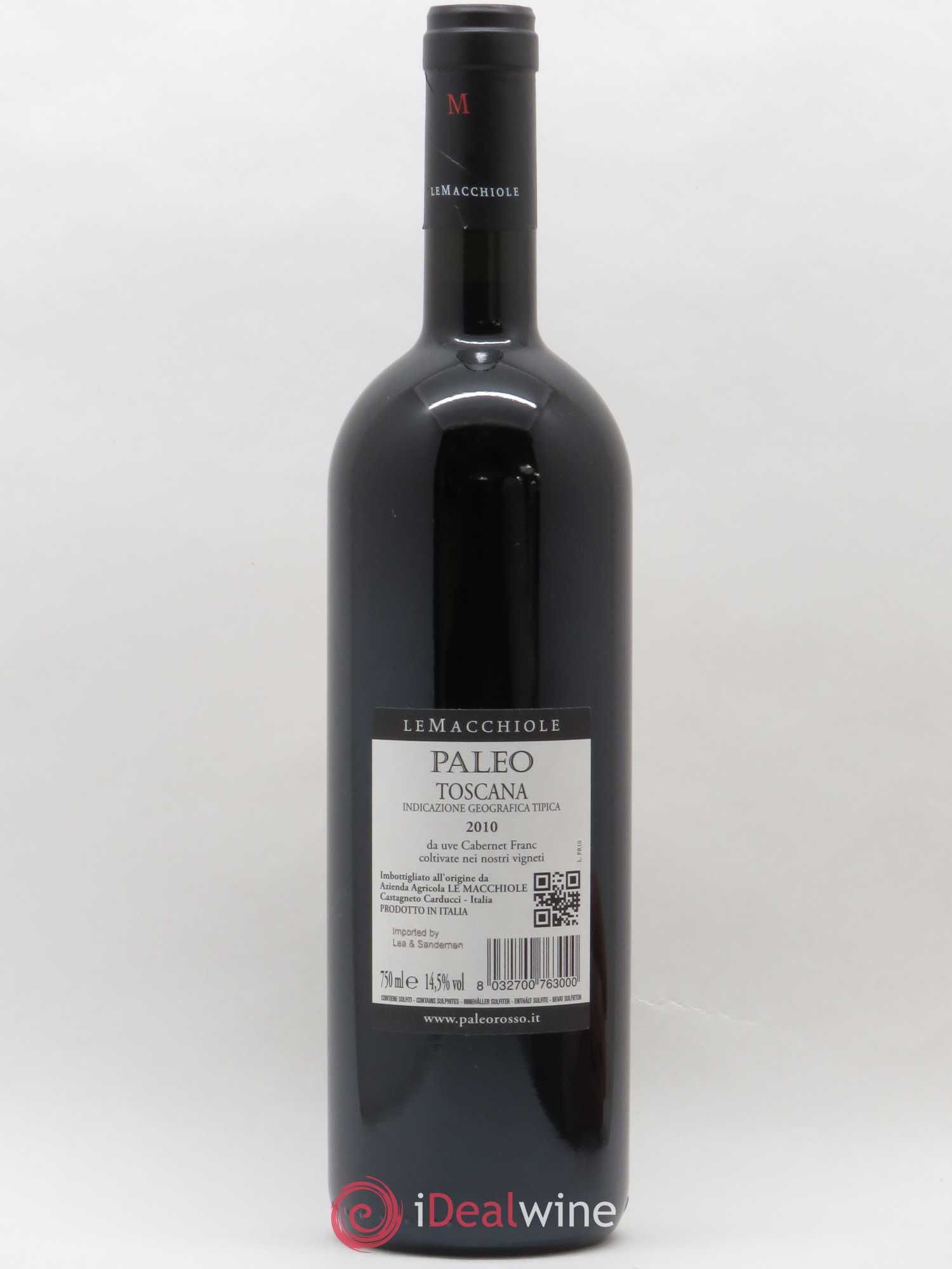 Toscana IGT Paleo Le Macchiole 2010 - Lot de 1 bouteille - 1