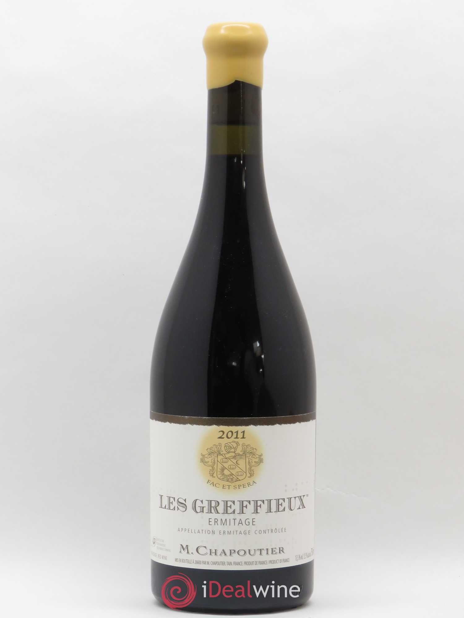 Hermitage Ermitage Les Greffieux Chapoutier 2011 - Lot de 1 bouteille - 0