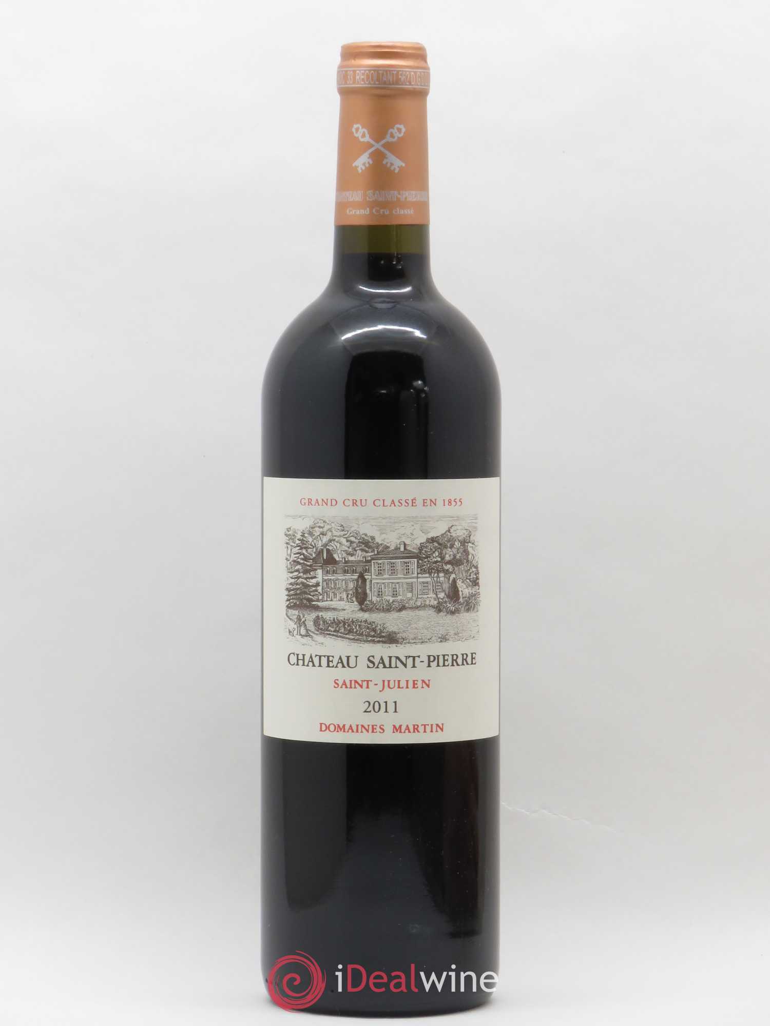Château Saint-Pierre 4ème Grand Cru Classé 2011 - Lot de 1 bouteille - 0