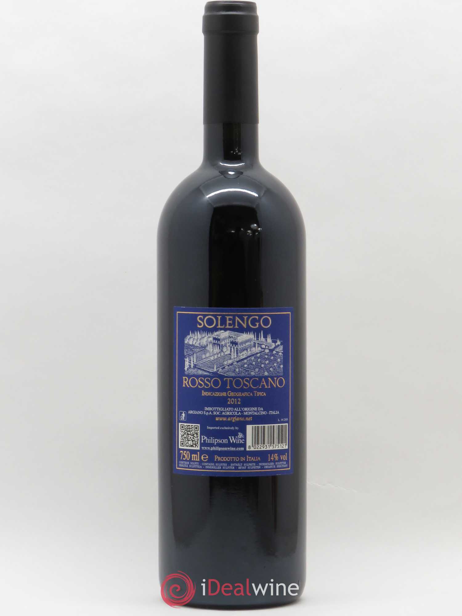 Toscana IGT Argiano Solengo 2012 - Lot de 1 bouteille - 1