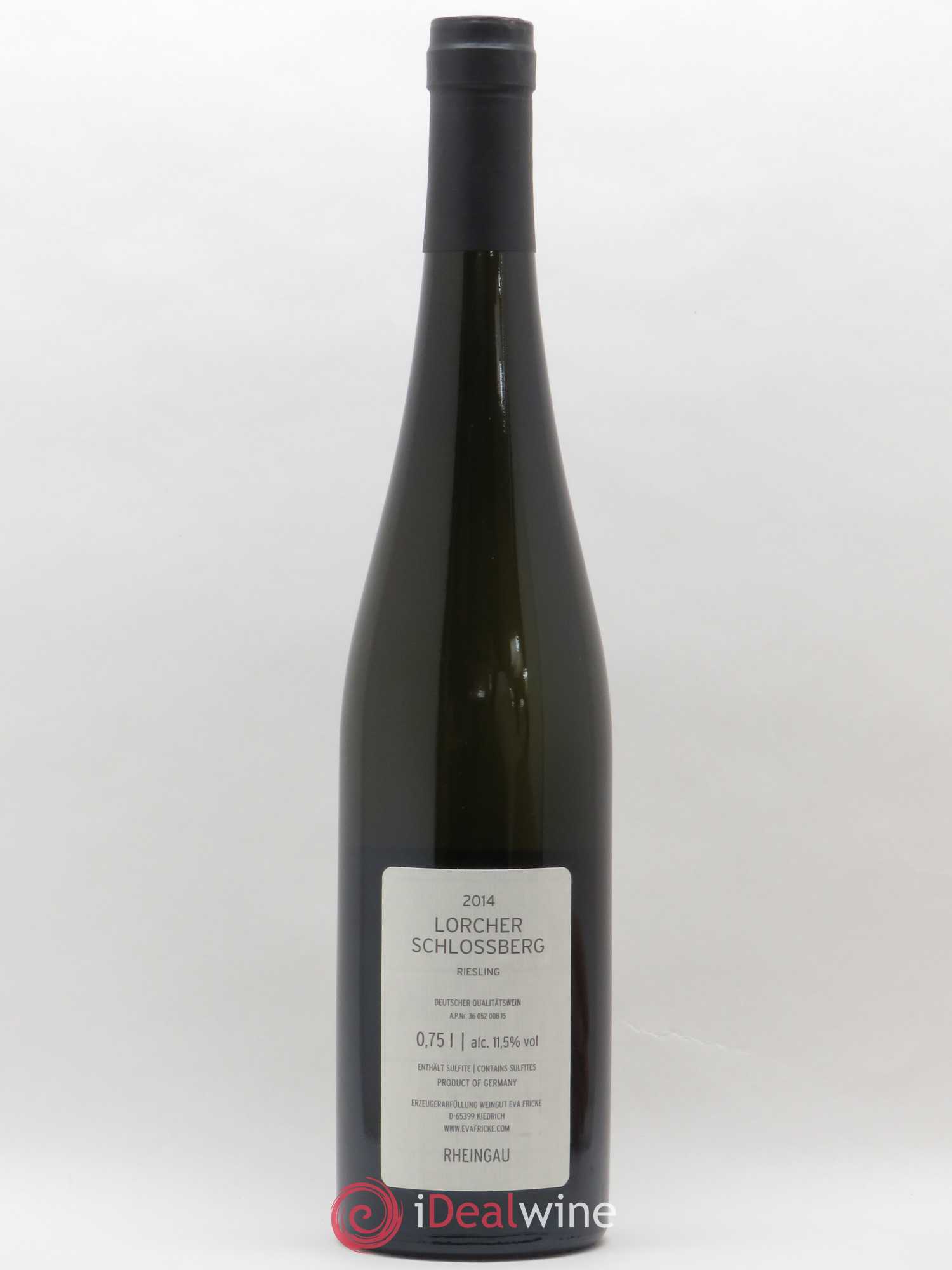 Allemagne Mosel-Saar Rheingau Riesling Lorcher Schlossberg Eva Fricke  2014 - Posten von 1 Flasche - 1