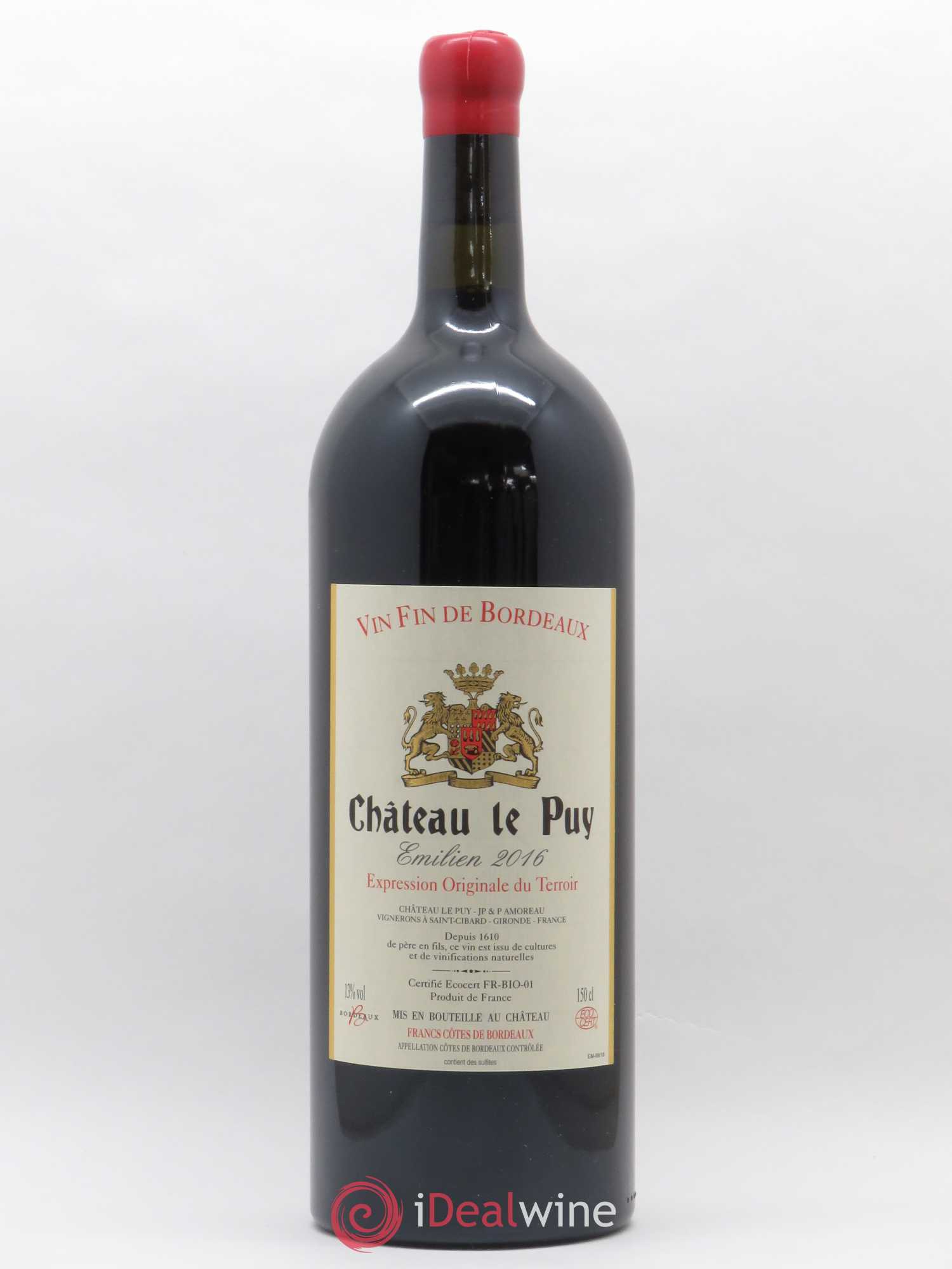 Le Puy - Cuvée Emilien 2016 - Lot de 1 magnum - 0