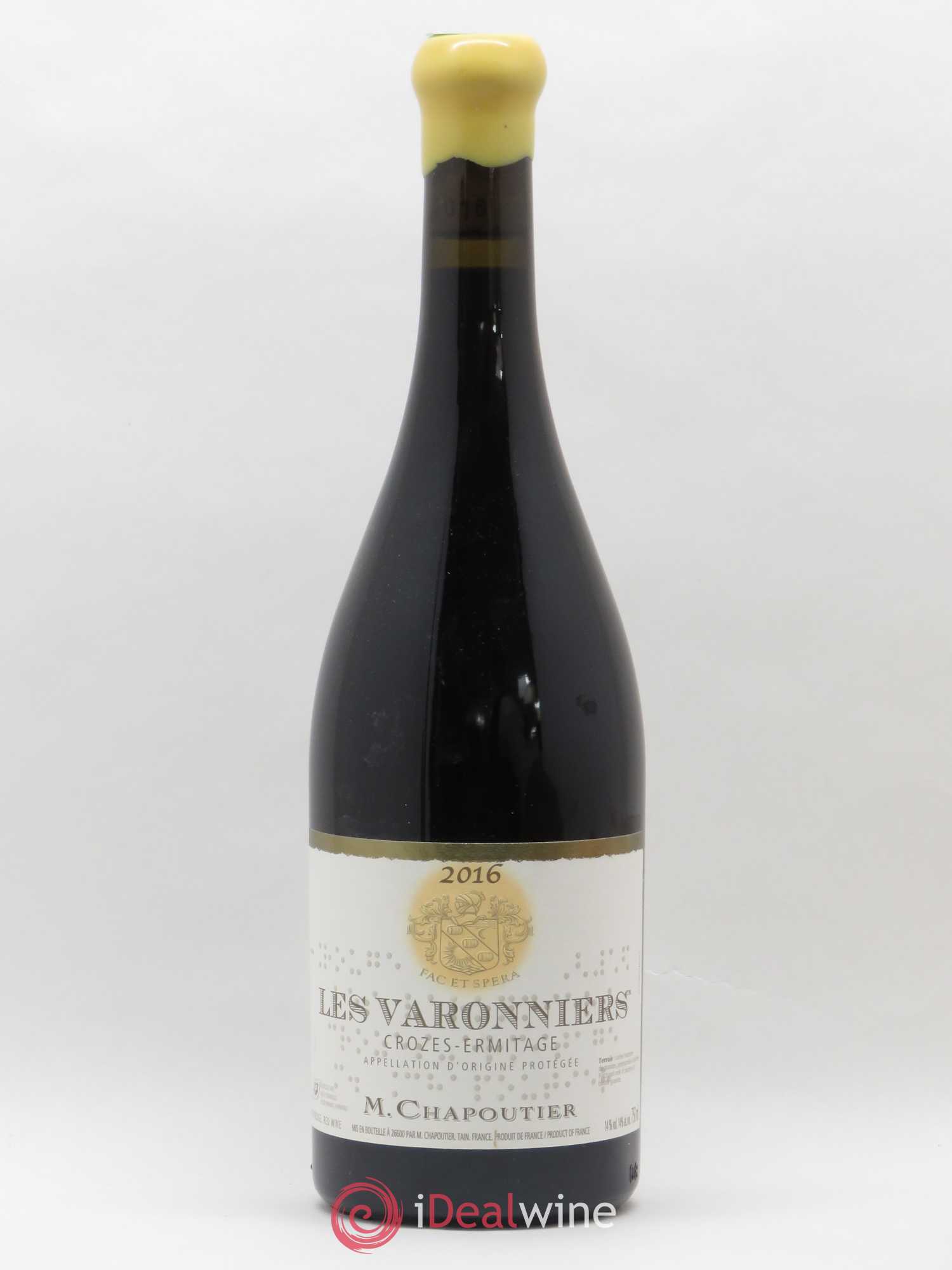 Crozes-Hermitage Les Varonniers Chapoutier 2016 - Lot de 1 bouteille - 0