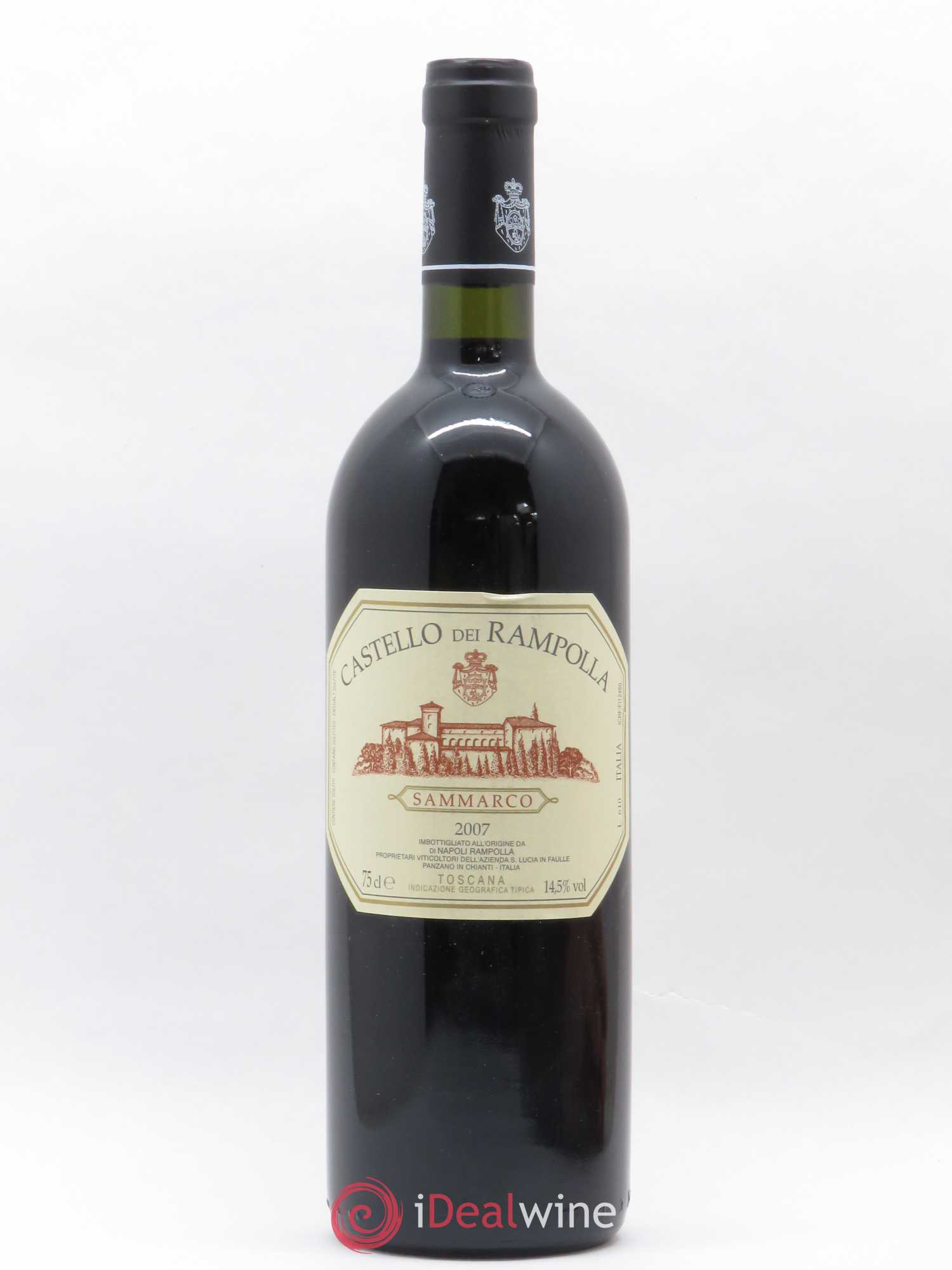 Toscana IGT Sammarco Castello Dei Rampolla 2007 - Lot de 1 bouteille - 0