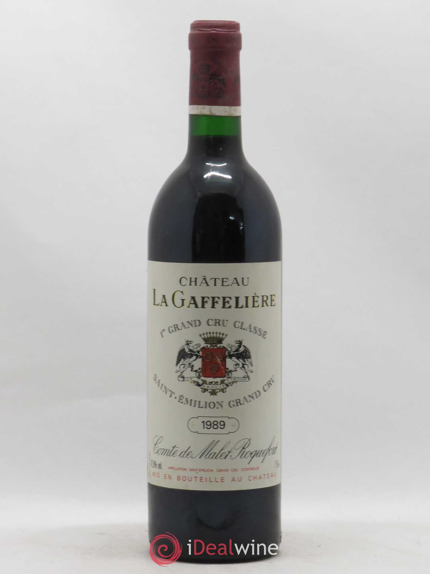 Château la Gaffelière 1er Grand Cru Classé B 1989 - Lot de 1 bouteille - 0