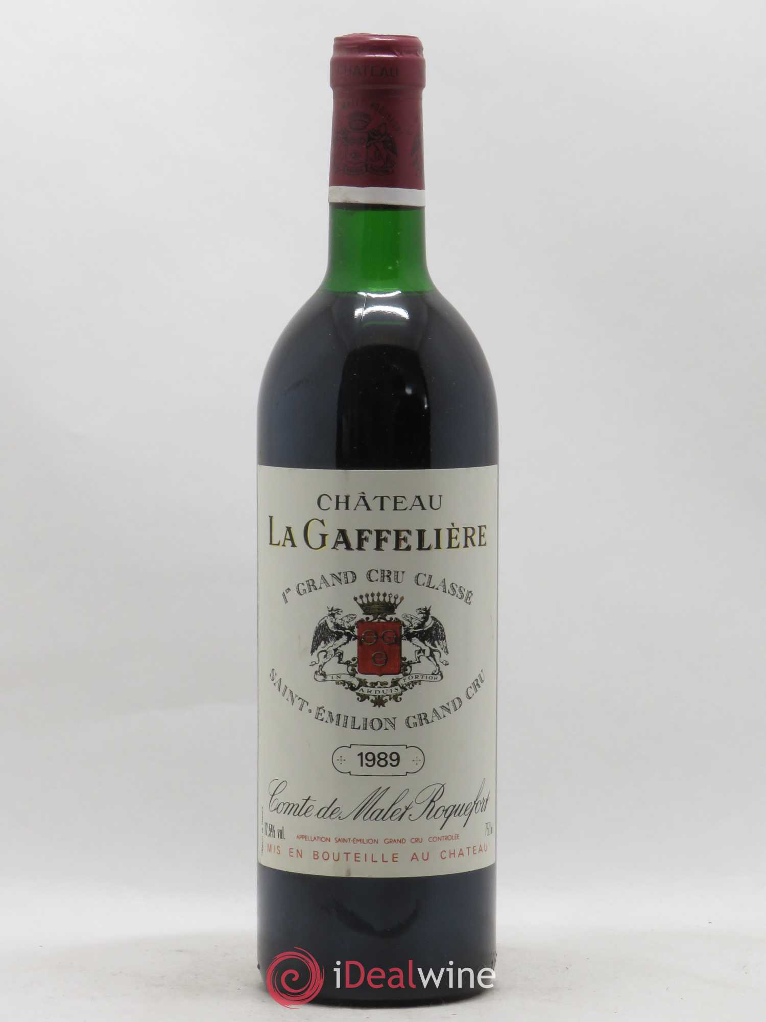 Château la Gaffelière 1er Grand Cru Classé B 1989 - Lot de 1 bouteille - 0