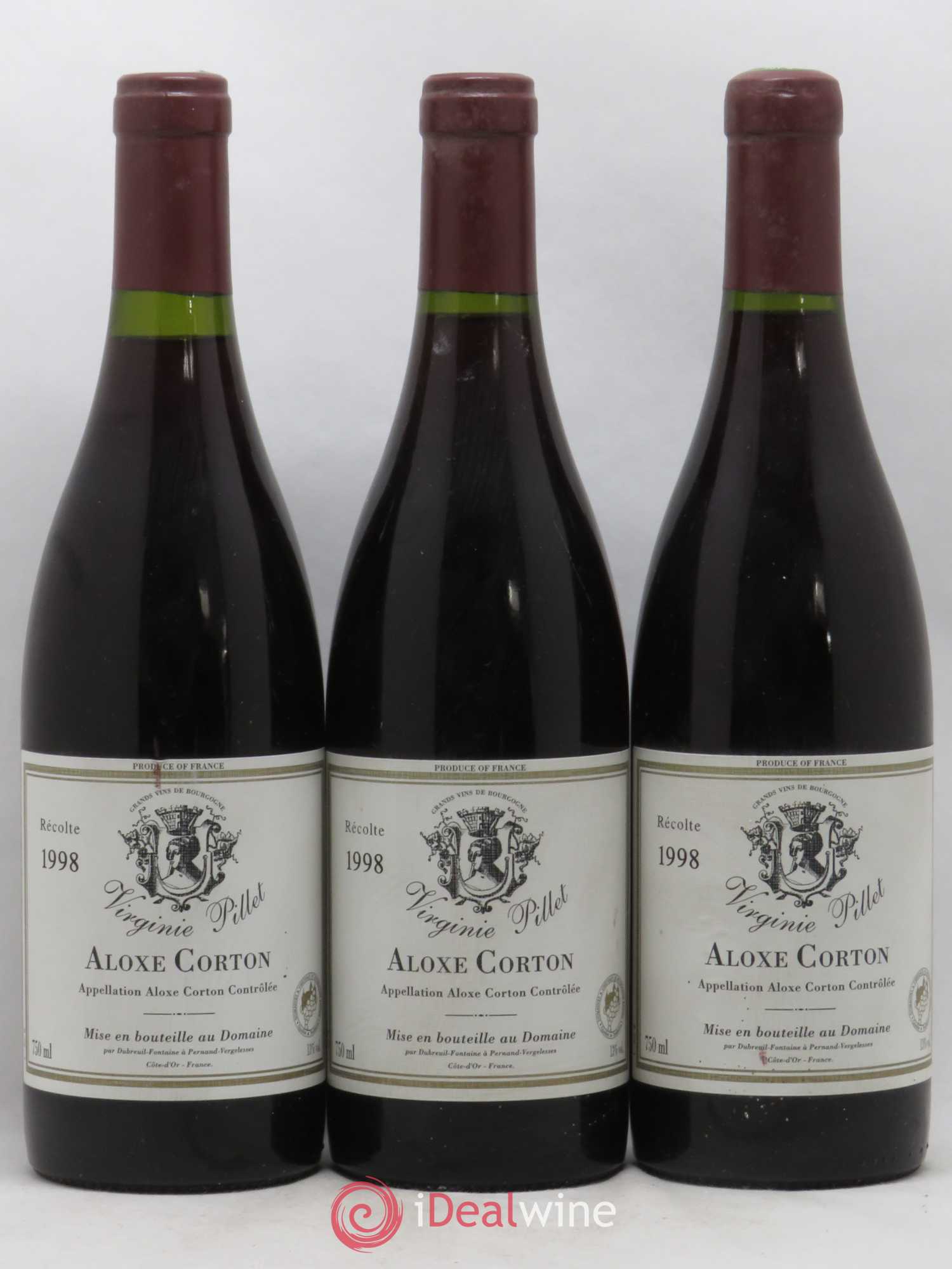 Aloxe-Corton Dubreuil-Fontaine 1998 - Posten von 3 Flaschen - 0