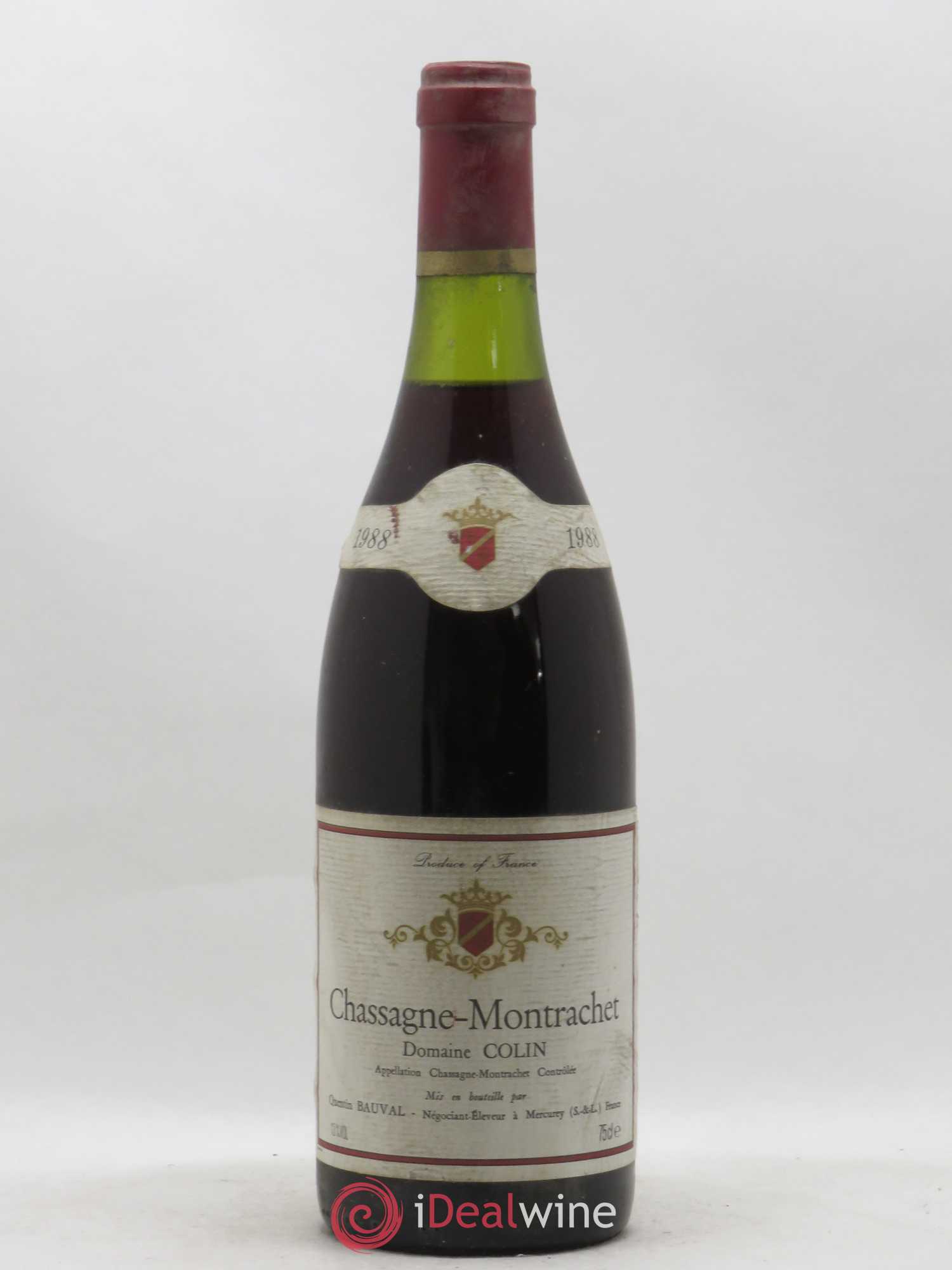 Chassagne-Montrachet Colin 1988 - Lot de 1 bouteille - 0