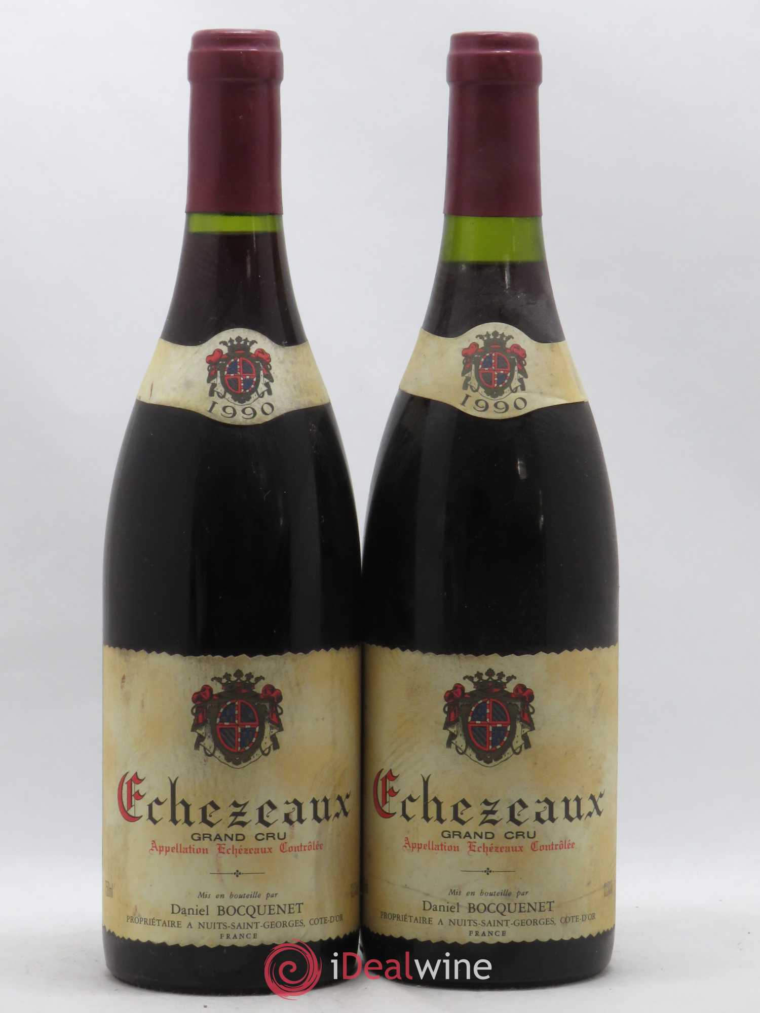 Echezeaux Grand Cru Daniel Bocquenet 1990 - Lot de 2 bouteilles - 0