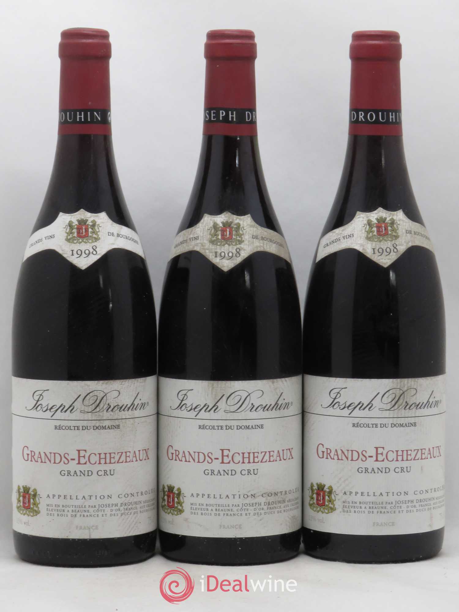 Grands-Echezeaux Grand Cru Joseph Drouhin 1998 - Lot de 3 bouteilles - 0