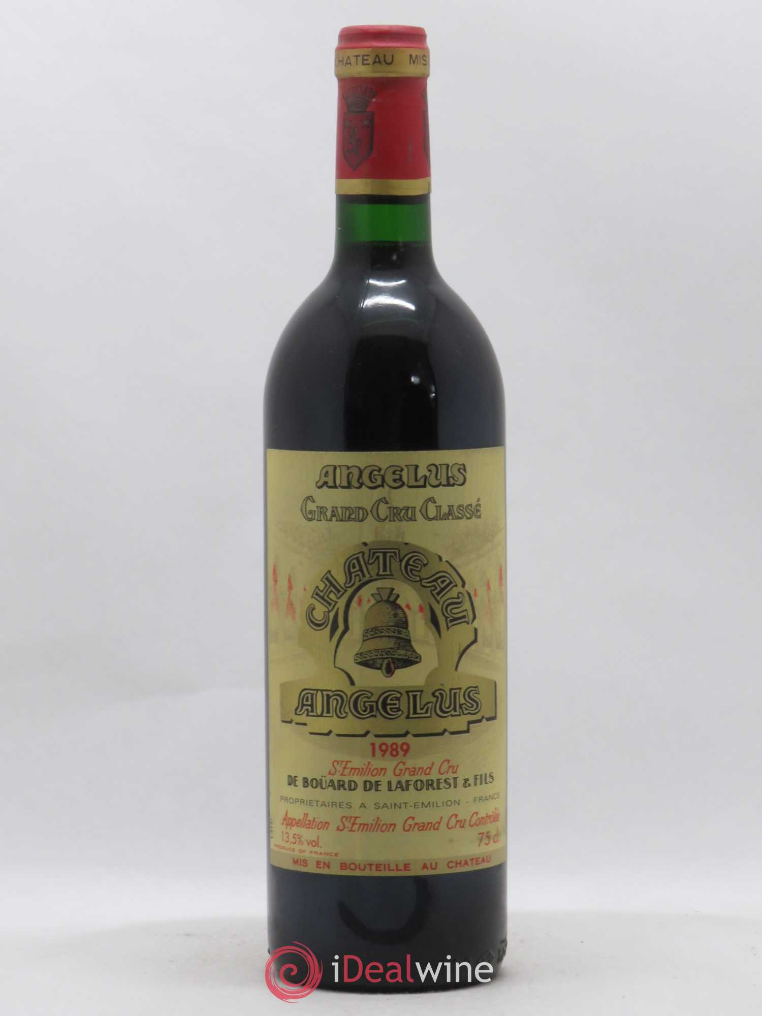 Château Angélus 1er Grand Cru Classé A 1989 - Lot de 1 bouteille - 0